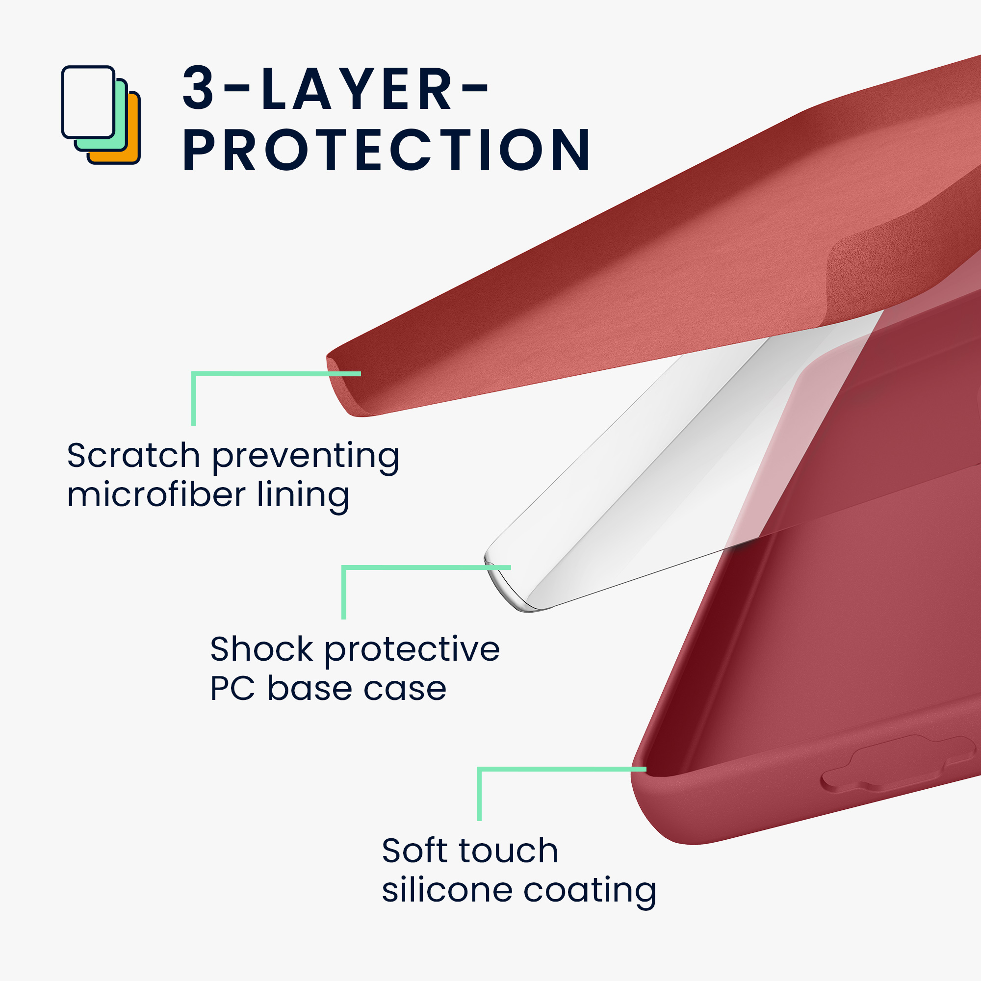 Kryt na mobil Samsung Galaxy A55 5G kwmobile TPU Tmavě růžová