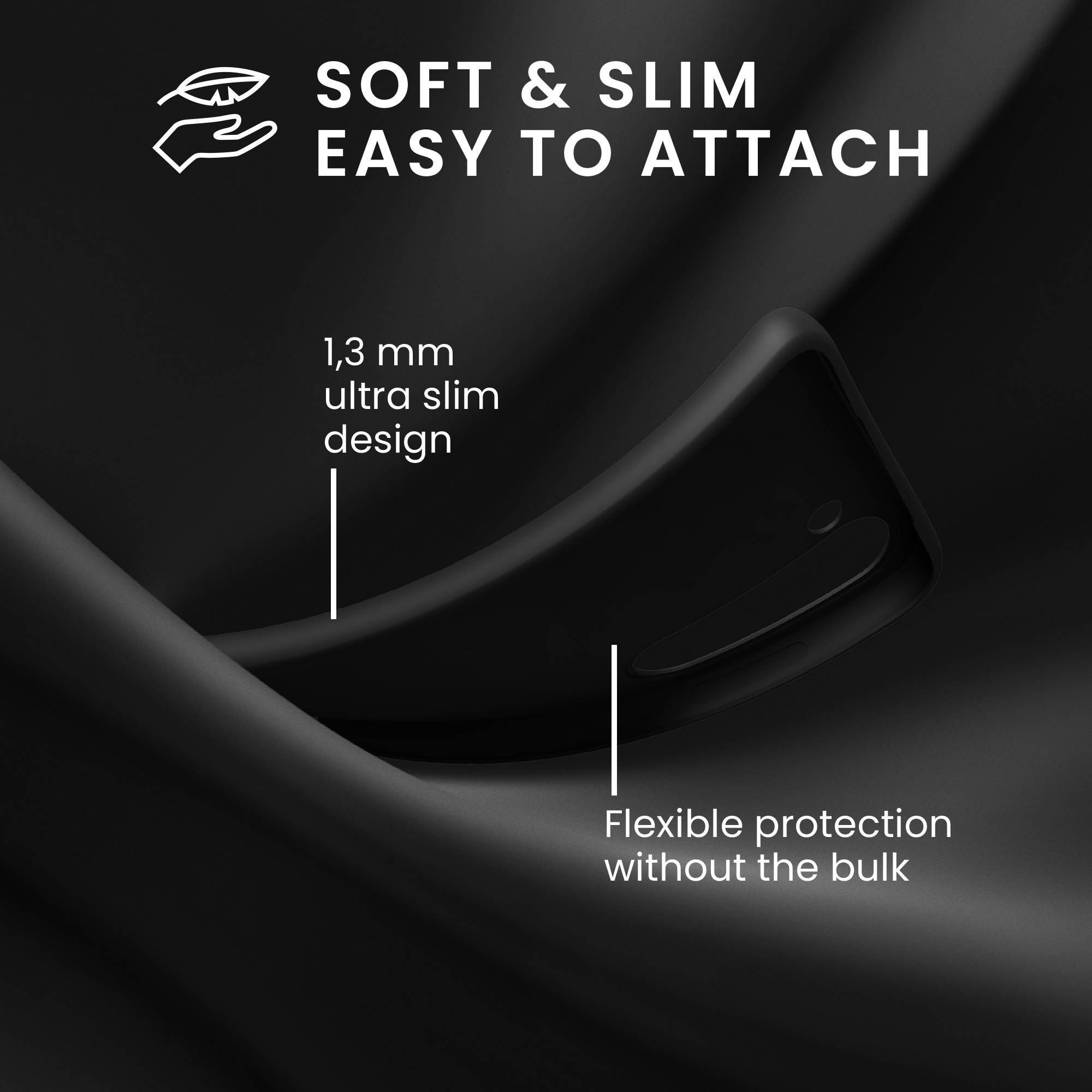 Kryt na mobil Samsung Galaxy A55 5G kwmobile TPU Černá