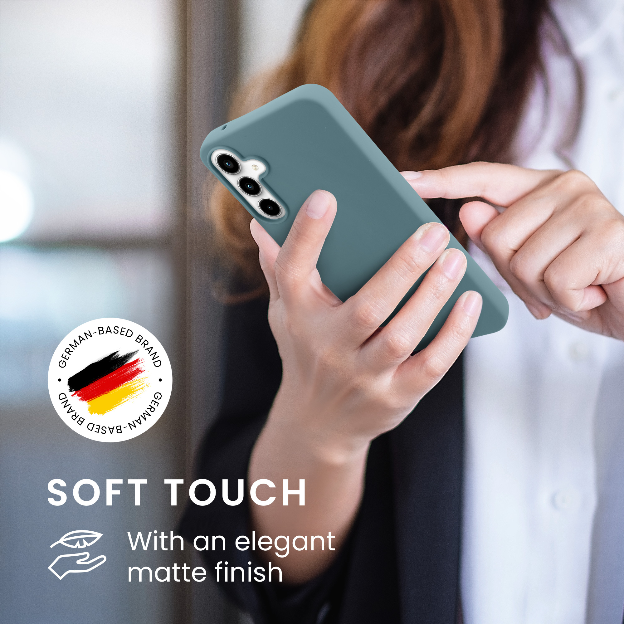 Kryt na mobil Samsung Galaxy A55 5G kwmobile TPU Antický kámen
