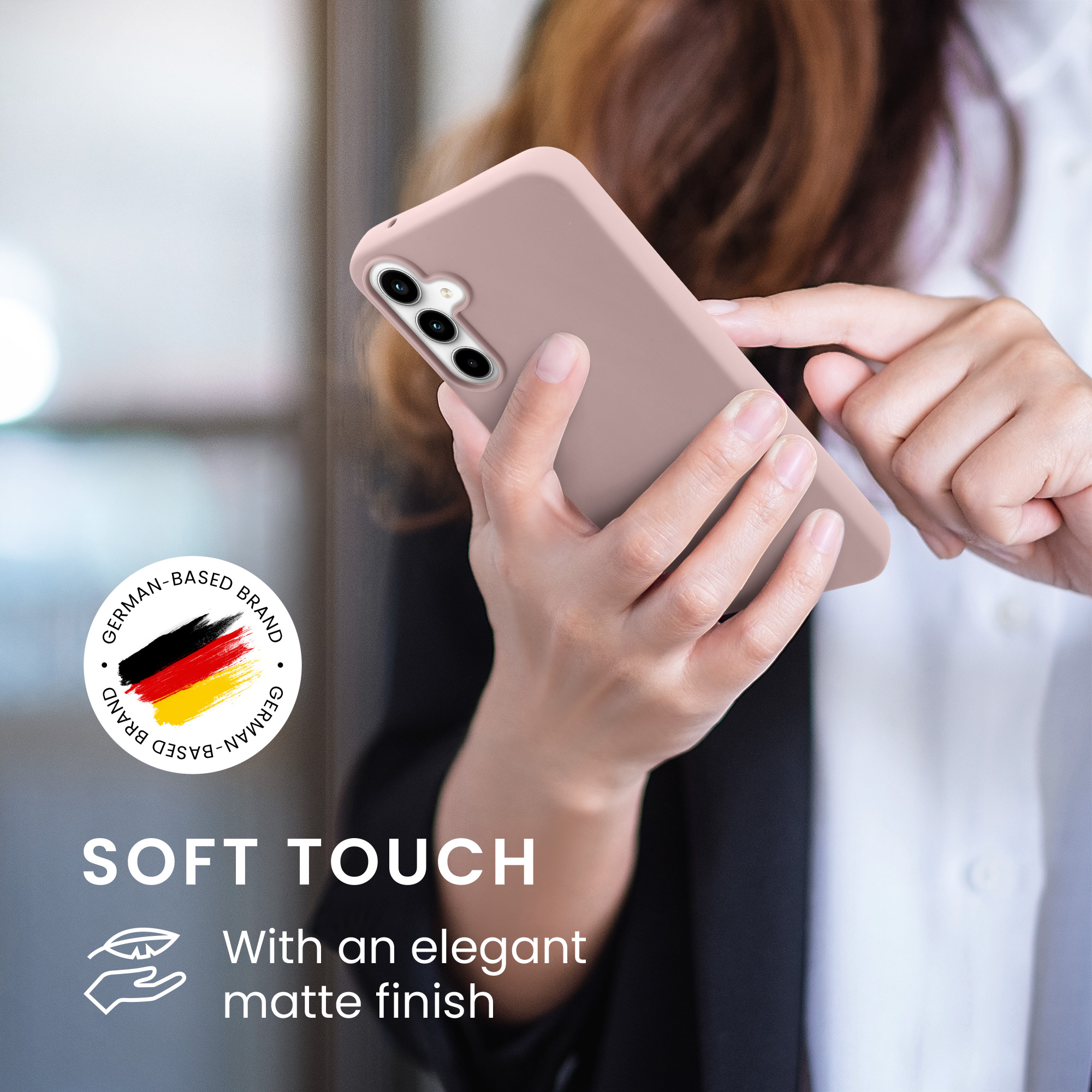 Pouzdro pro Samsung Galaxy A55 5G kwmobile TPU - světle lila