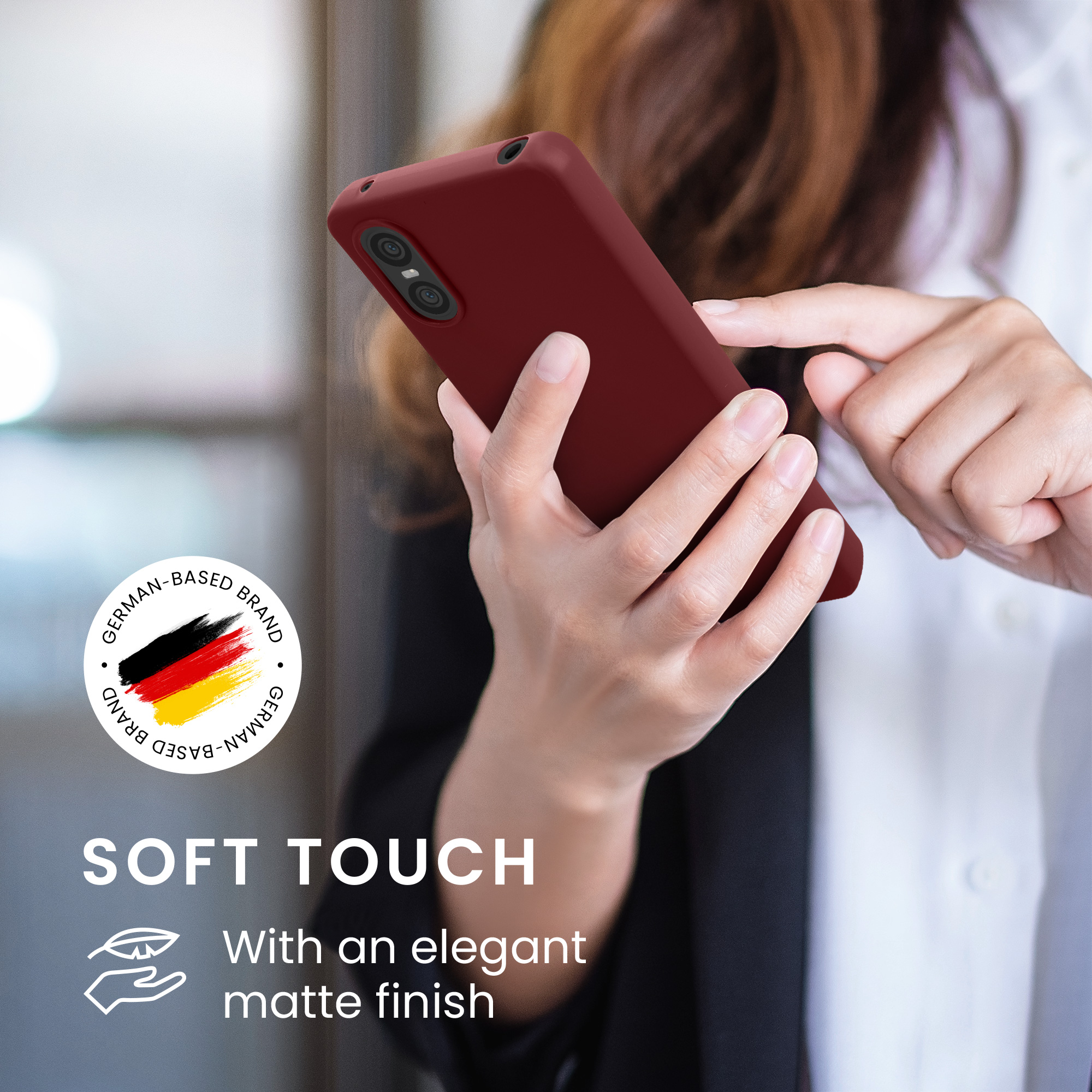 Kryt na mobil kwmobile - Sony Xperia 10 VI - vínově fialová