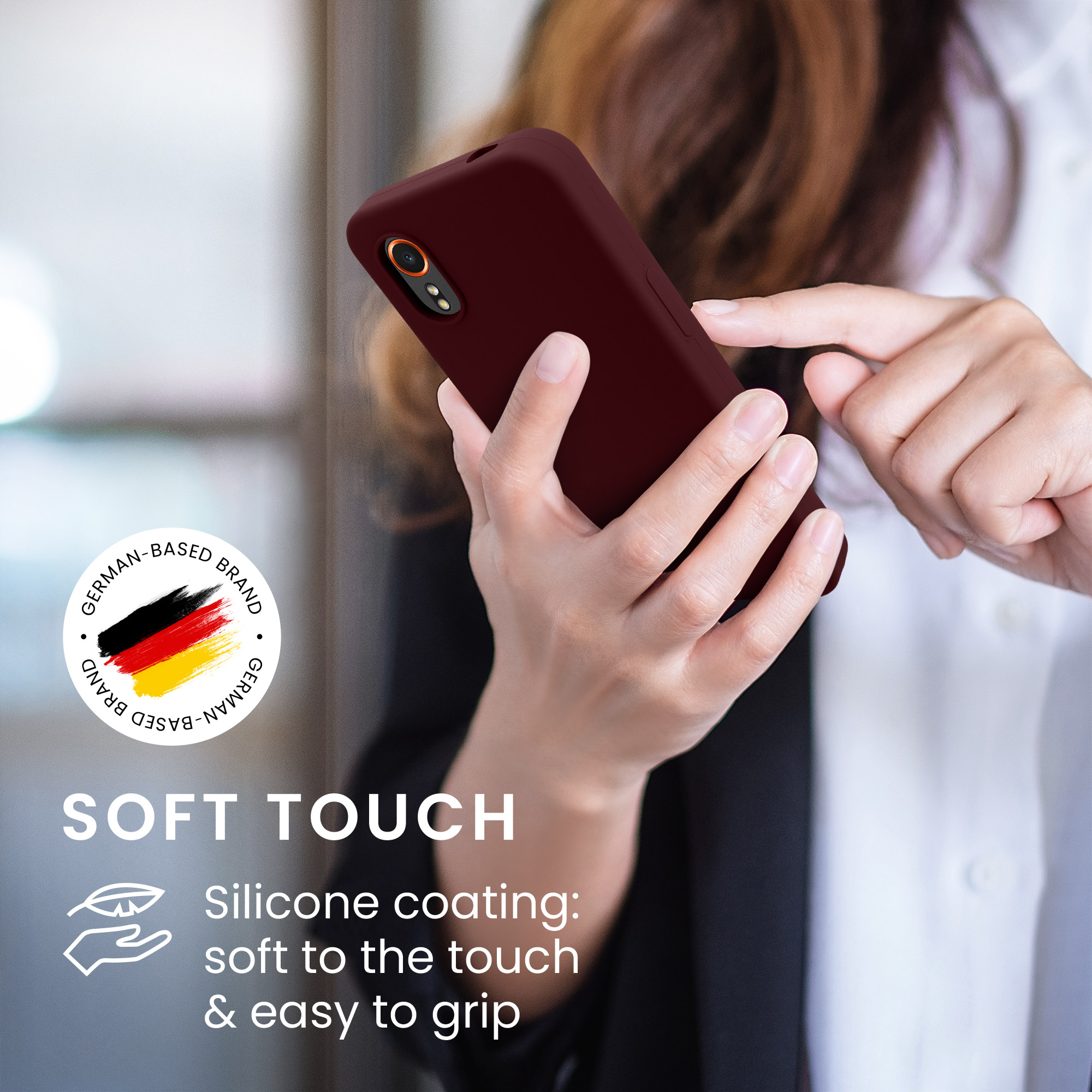Pouzdro pro Samsung Galaxy Xcover7 kwmobile silikonové - vínově fialová