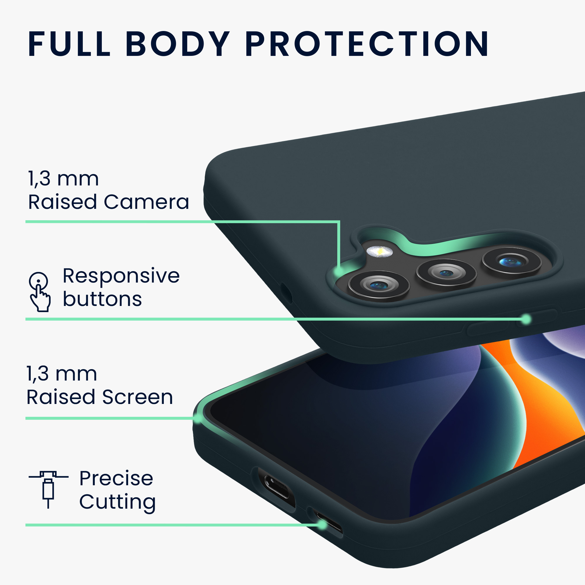 Kryt na mobil Samsung Galaxy S25 kwmobile tmavě šedá Dark Slate