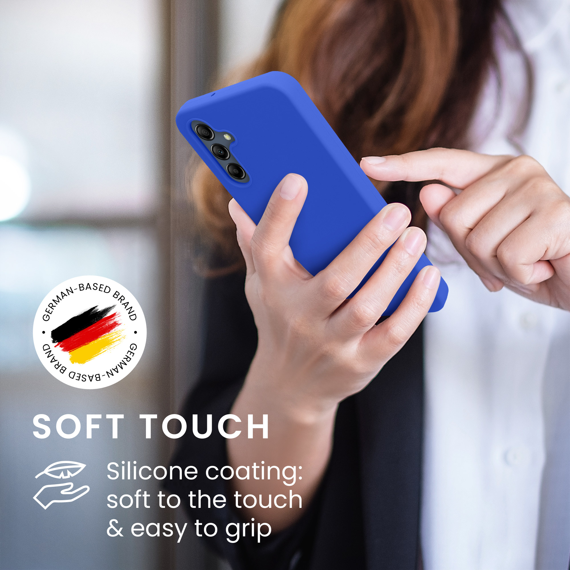Kryt na mobil Samsung Galaxy A16 5G kwmobile TPU Baltická modrá