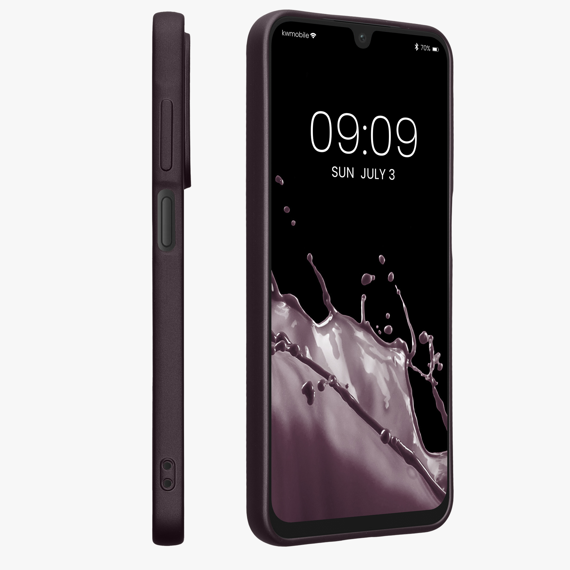 Kryt na mobil Samsung Galaxy A26 5G kwmobile TPU metalický Metalická ostružinová