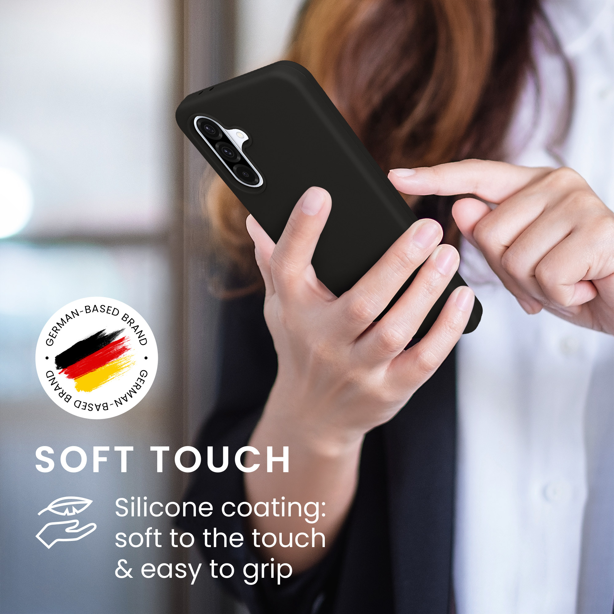 Kryt na mobil Samsung Galaxy A36 5G kwmobile TPU tmavě šedý