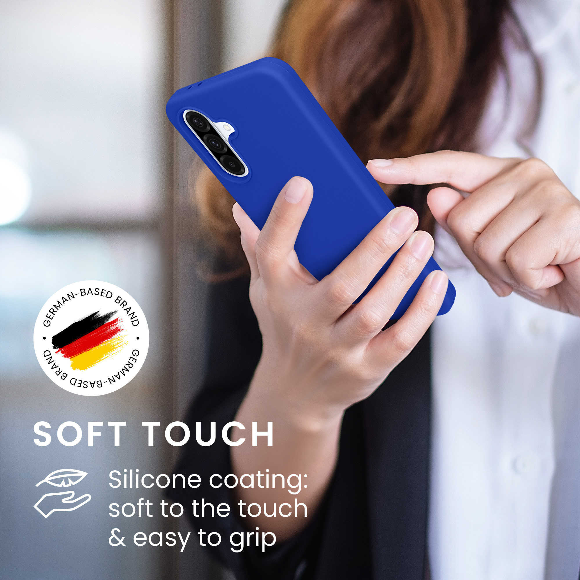 Kryt na mobil Samsung Galaxy A36 5G kwmobile TPU Baltická modrá
