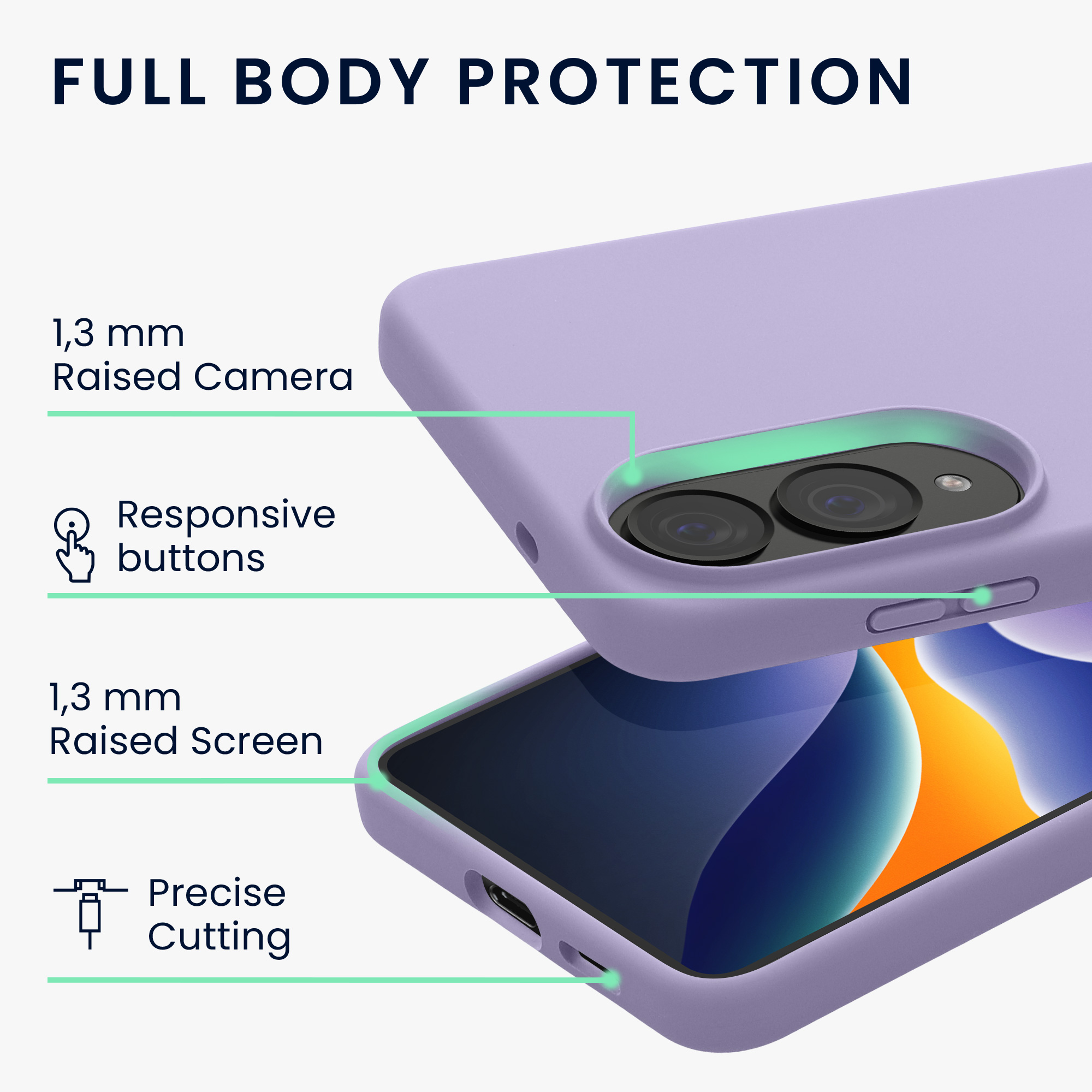 Kryt na mobil Samsung Galaxy S25 Edge kwmobile levandulová