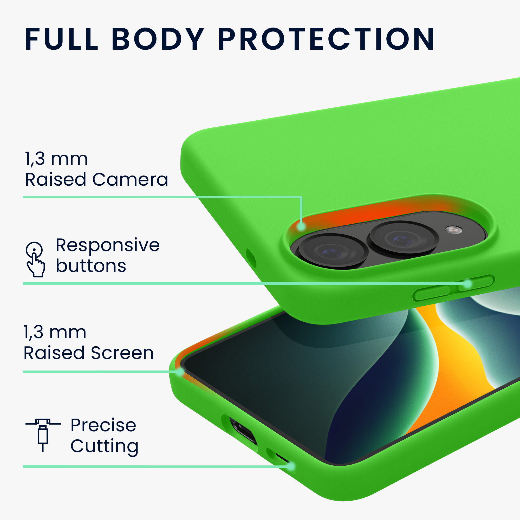 Kryt na mobil Samsung Galaxy S25 Edge kwmobile limetkově zelená