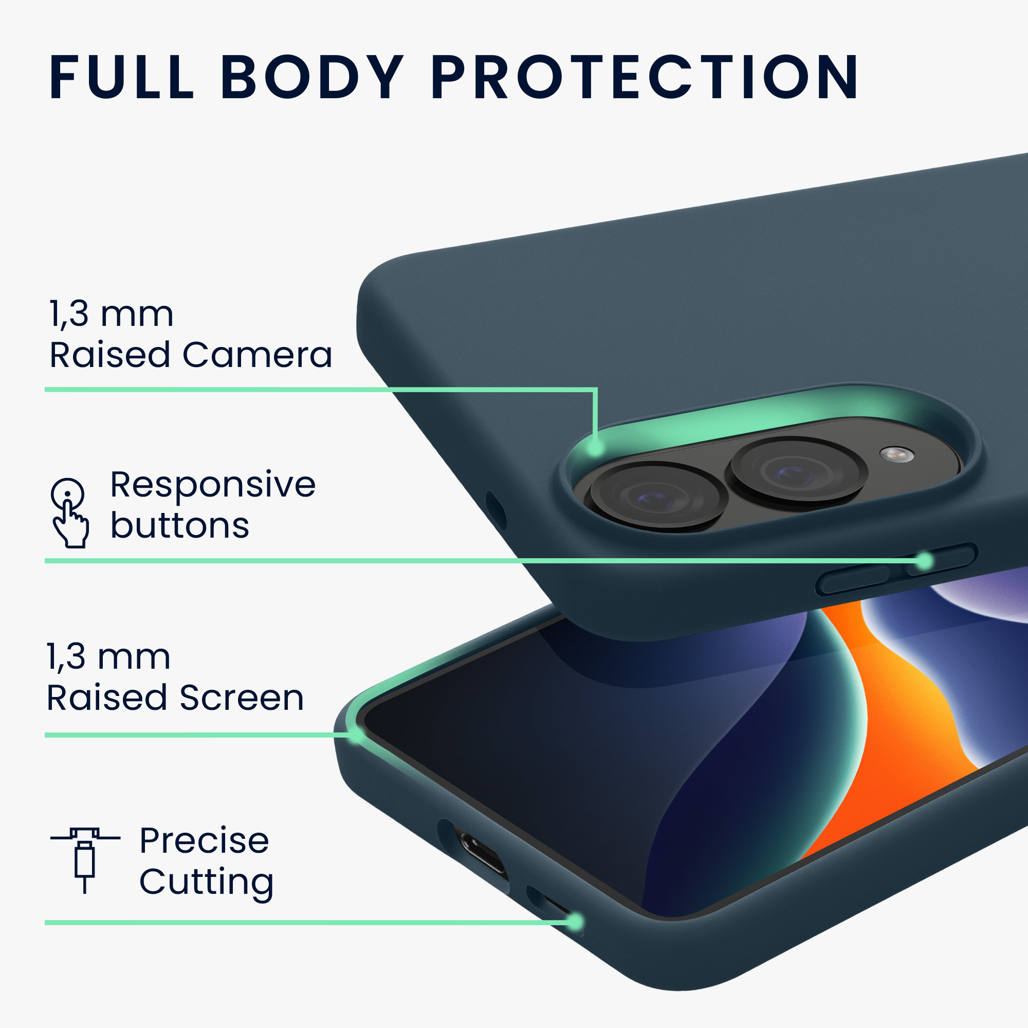 Kryt na mobil Samsung Galaxy S25 Edge kwmobile tmavě šedá Dark Slate