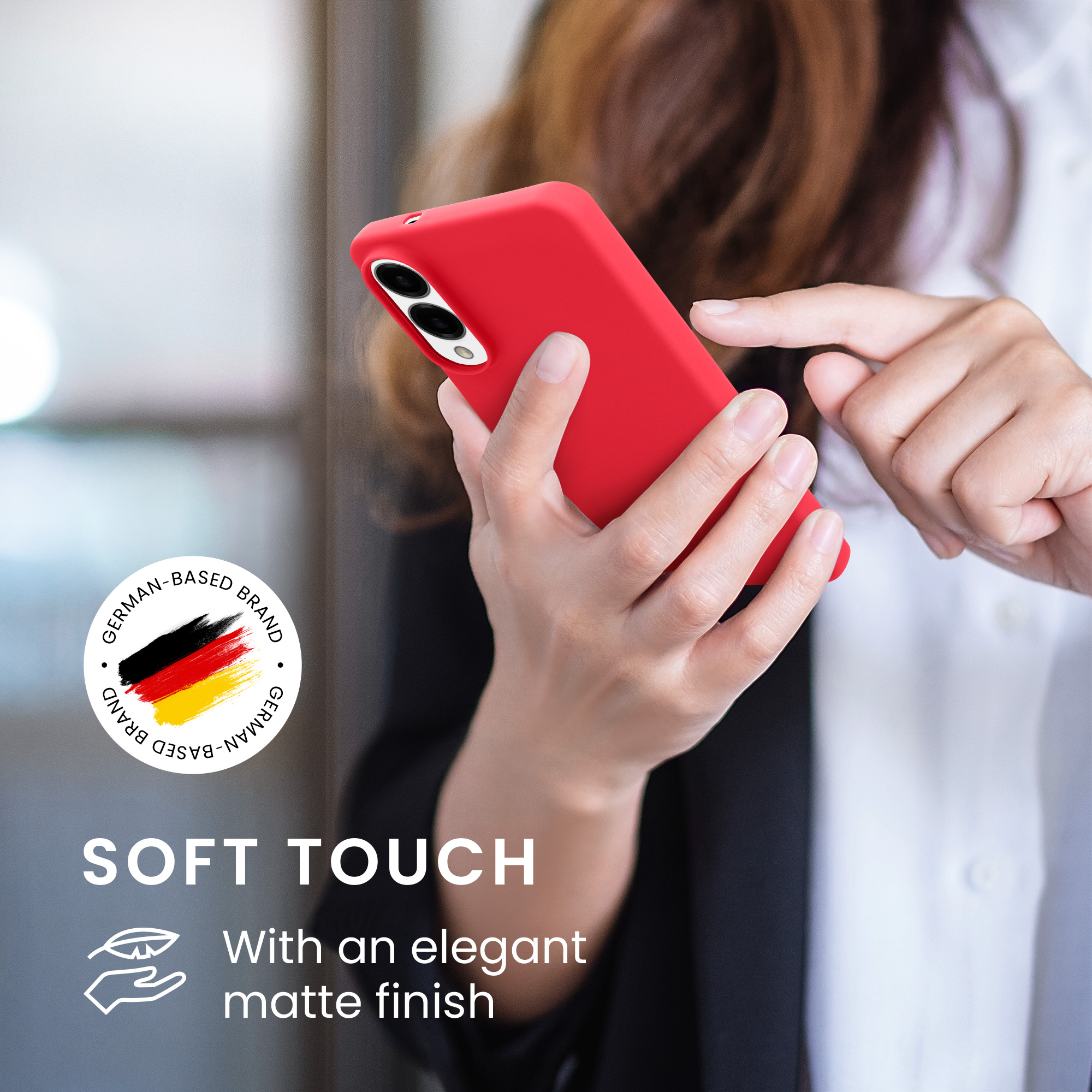 Kryt na mobil Samsung Galaxy S25 Edge kwmobile neonově růžová