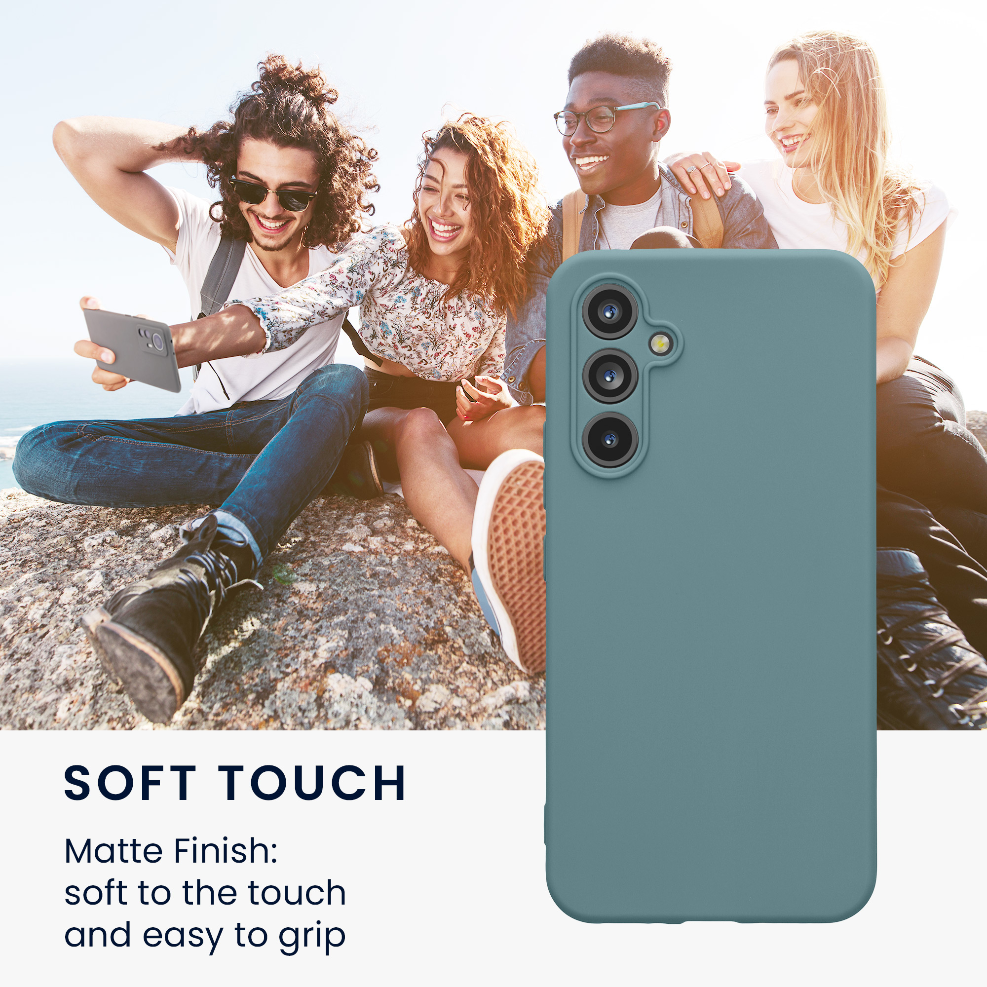 Pouzdro pro Samsung Galaxy A54 5G kwmobile tenké TPU - antický kámen