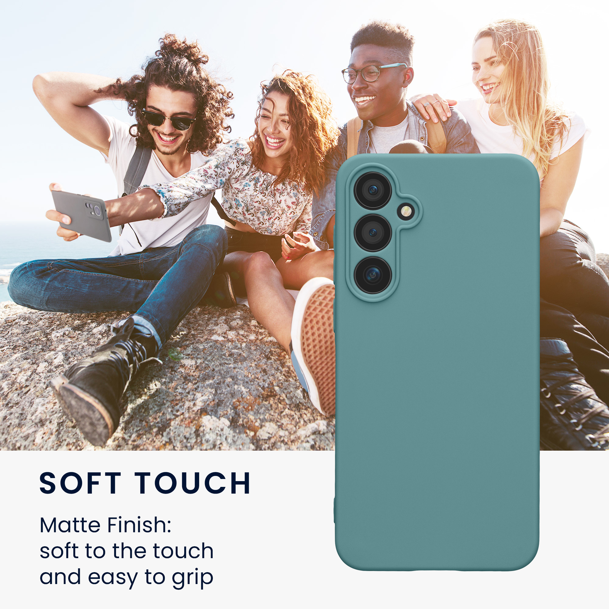Pouzdro pro Samsung Galaxy A55 5G kwmobile tenké TPU - arktická noc