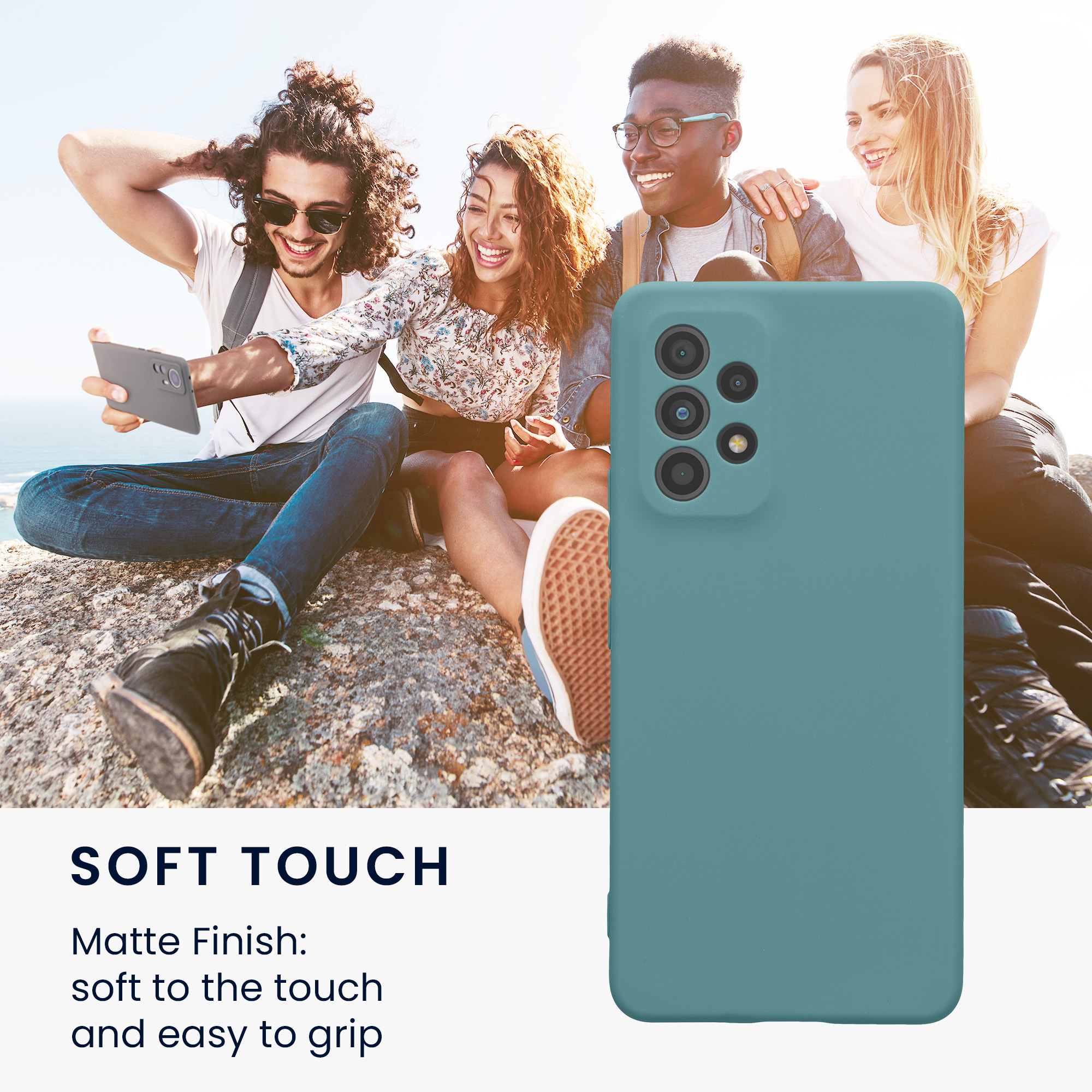 Pouzdro pro Samsung Galaxy A53 5G kwmobile tenké TPU - arktická noc