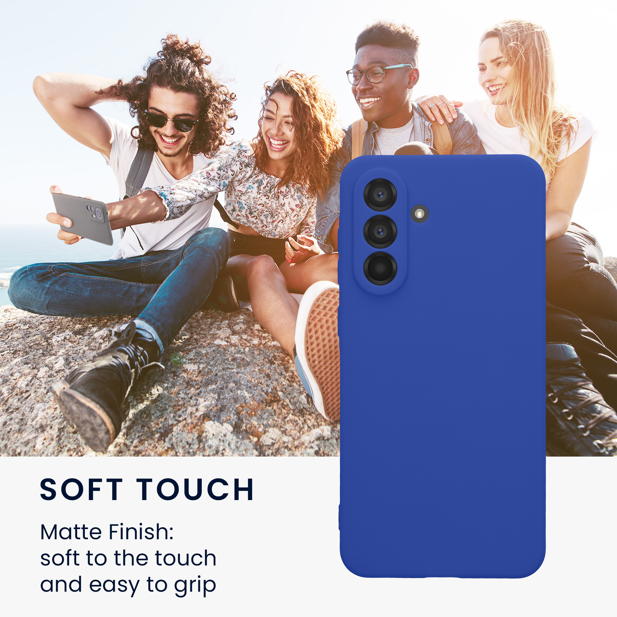 Pouzdro pro Samsung Galaxy A56 5G kwmobile tenké TPU - baltská modrá