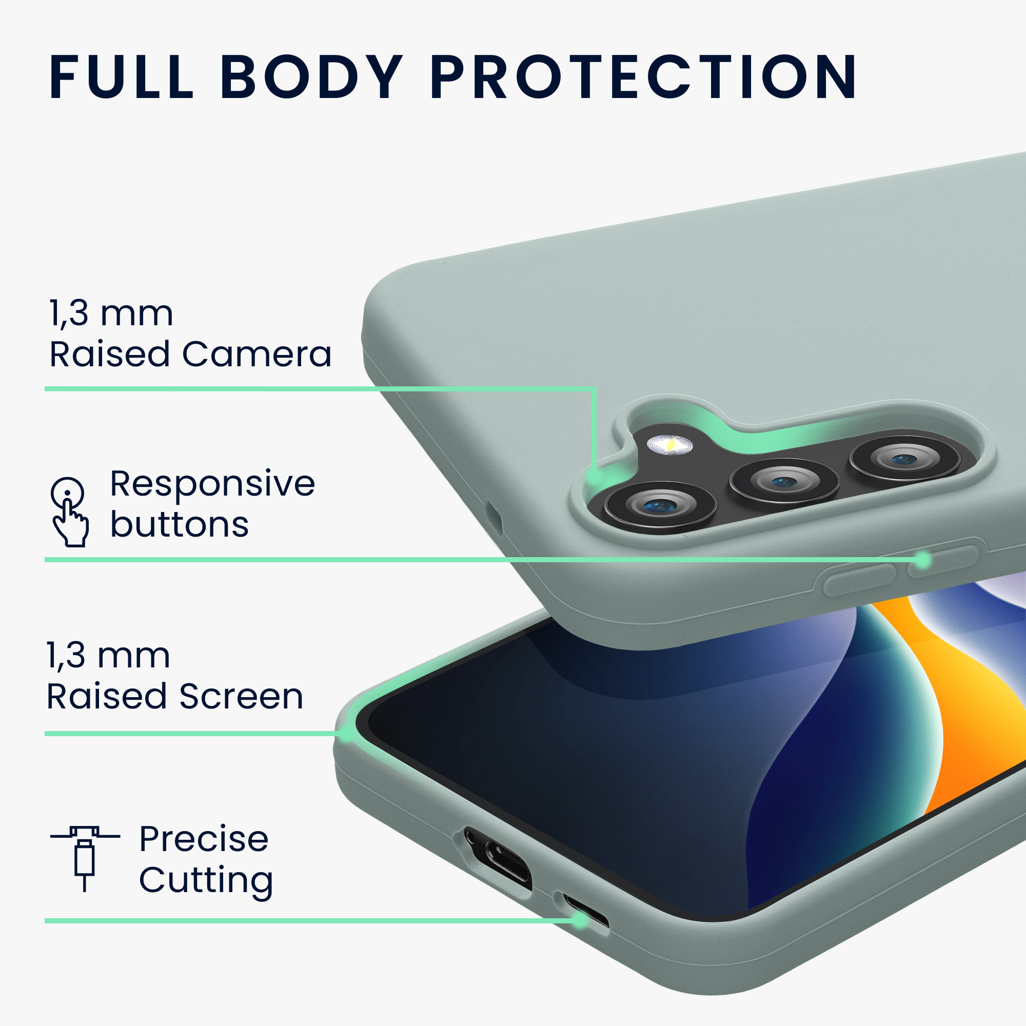 Kryt na mobil Samsung Galaxy S25 FE kwmobile mátová