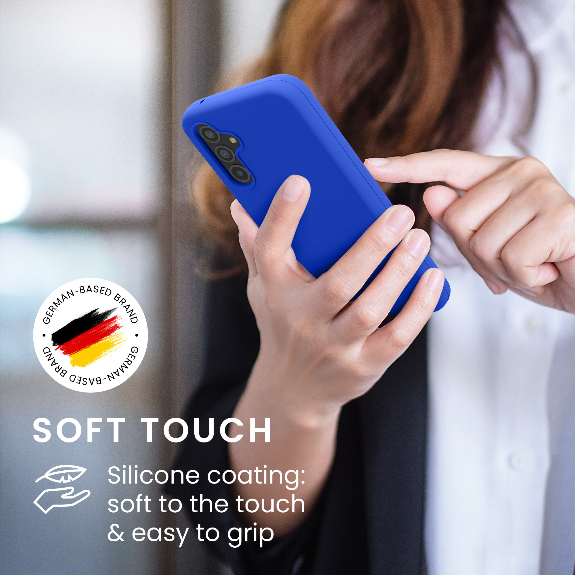 Kryt na mobil Samsung Galaxy A54 5G kwmobile TPU Baltická modrá