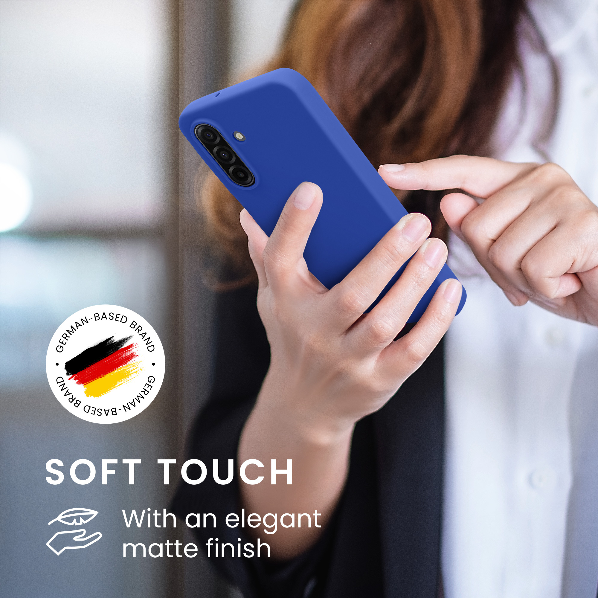 Kryt na mobil Samsung Galaxy A17 4G / 5G kwmobile TPU baltsky modrý