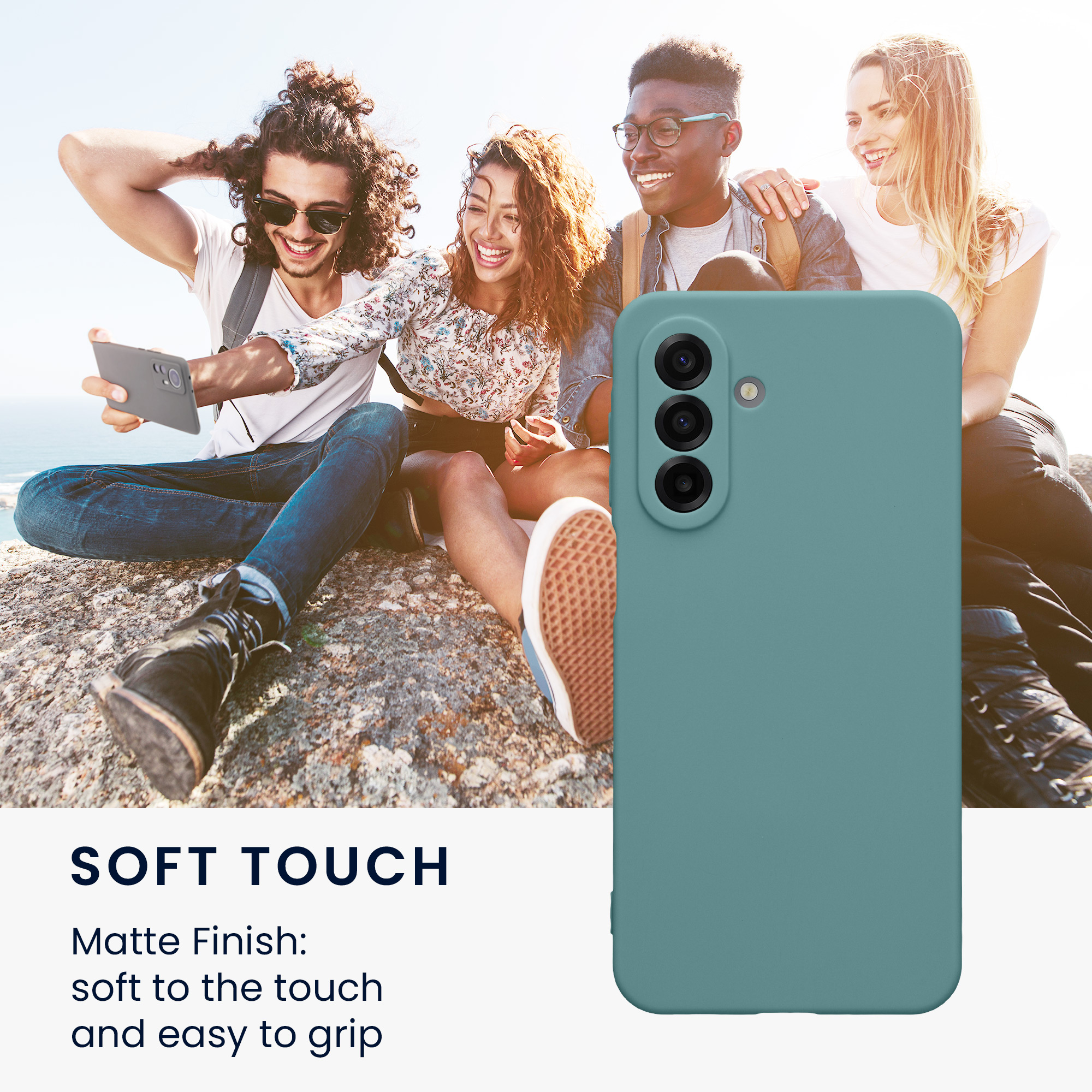 Pouzdro pro Samsung Galaxy A17 4G / 5G kwmobile tenké TPU - arktická noc