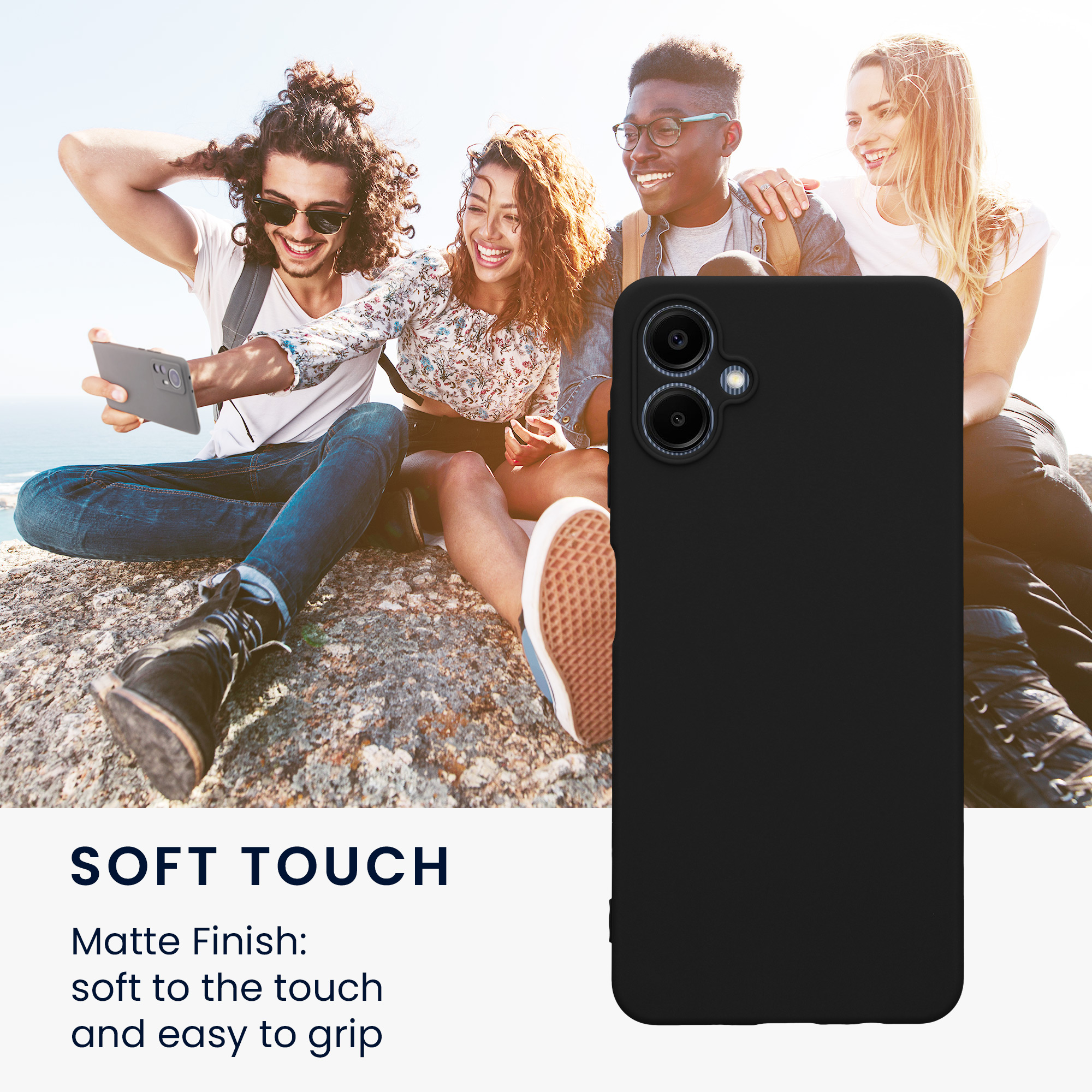 Kryt na mobil Samsung Galaxy A06 kwmobile TPU černý