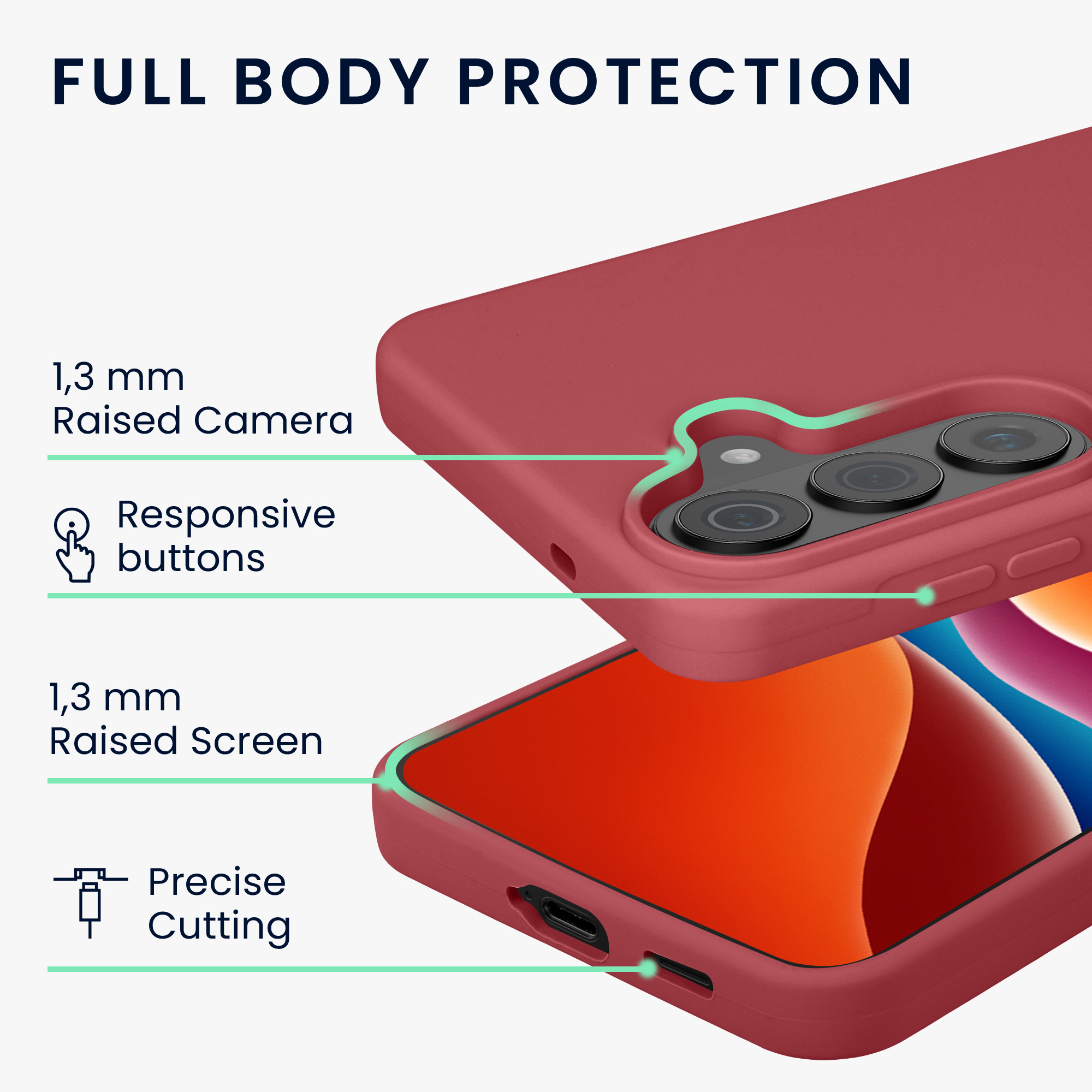 Pouzdro pro Samsung Galaxy S26 Plus kwmobile silikonové - tmavě starorůžová