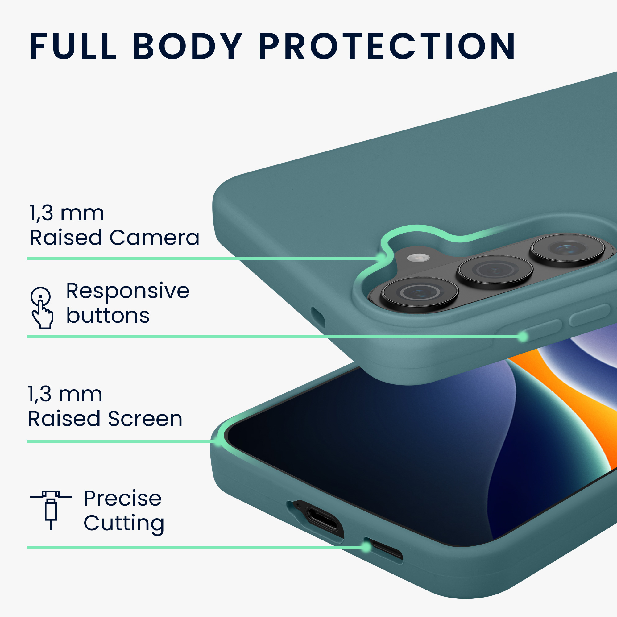Pouzdro pro Samsung Galaxy S26 Plus kwmobile silikonové - arktická noc