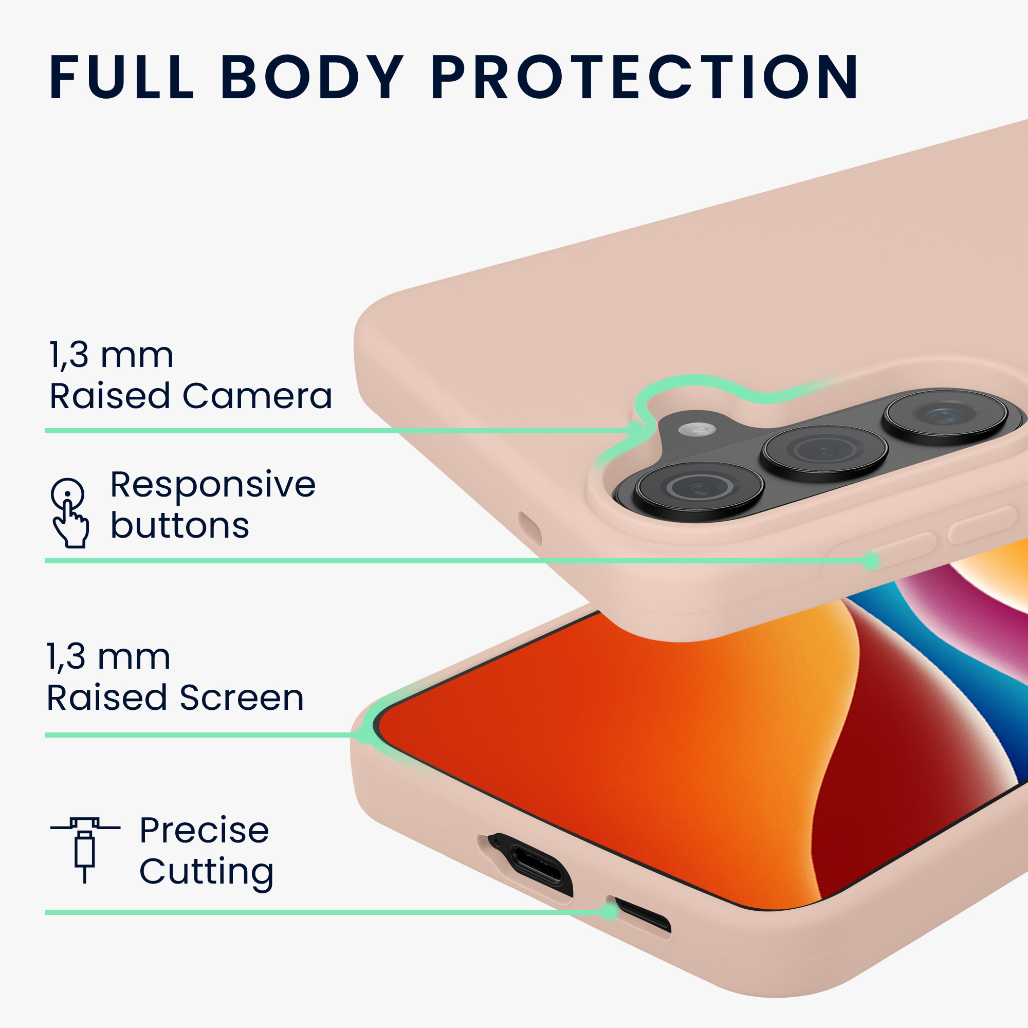 Pouzdro pro Samsung Galaxy S26 Plus kwmobile silikonové - kokosová