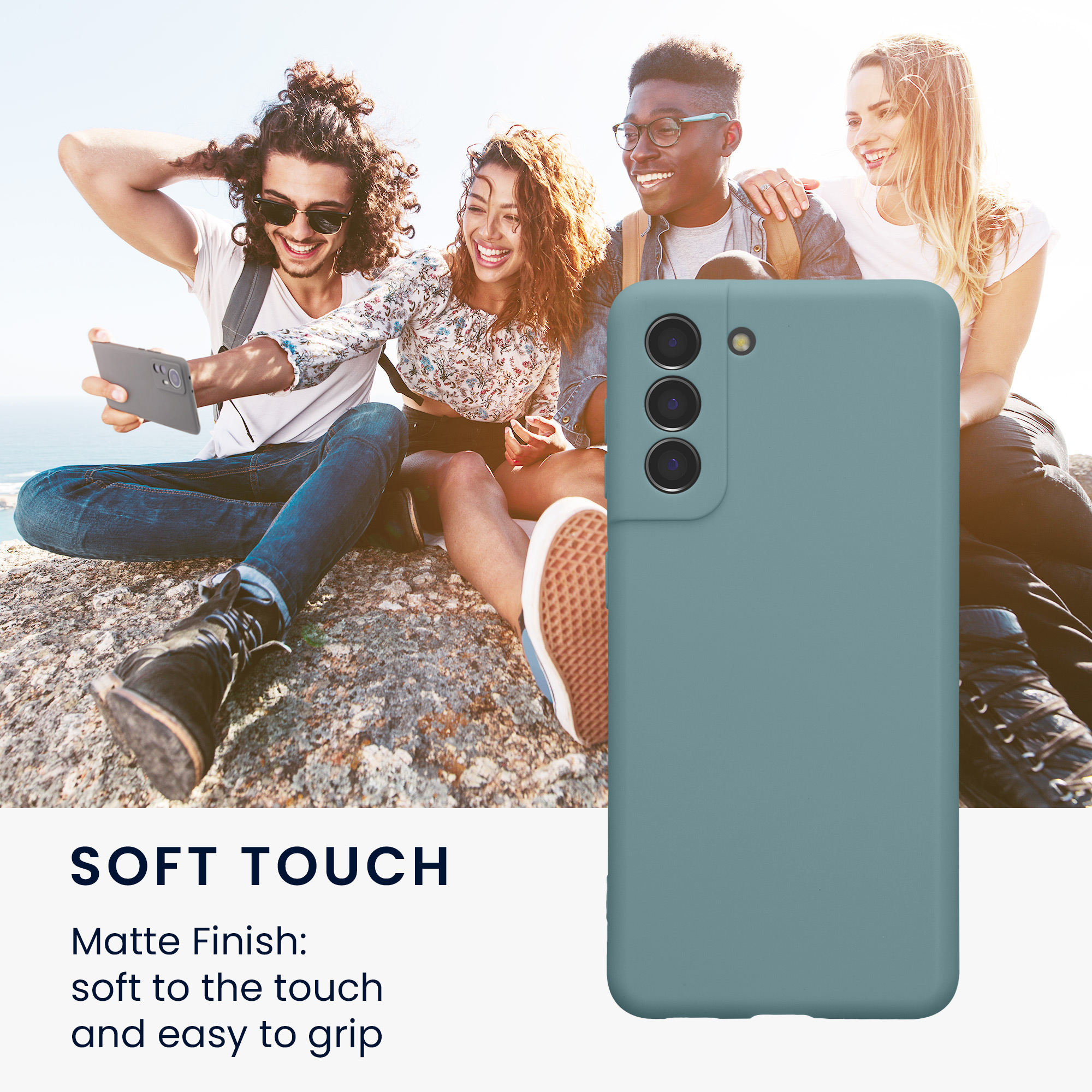 Pouzdro pro Samsung Galaxy S21 kwmobile tenké TPU - arktická noc