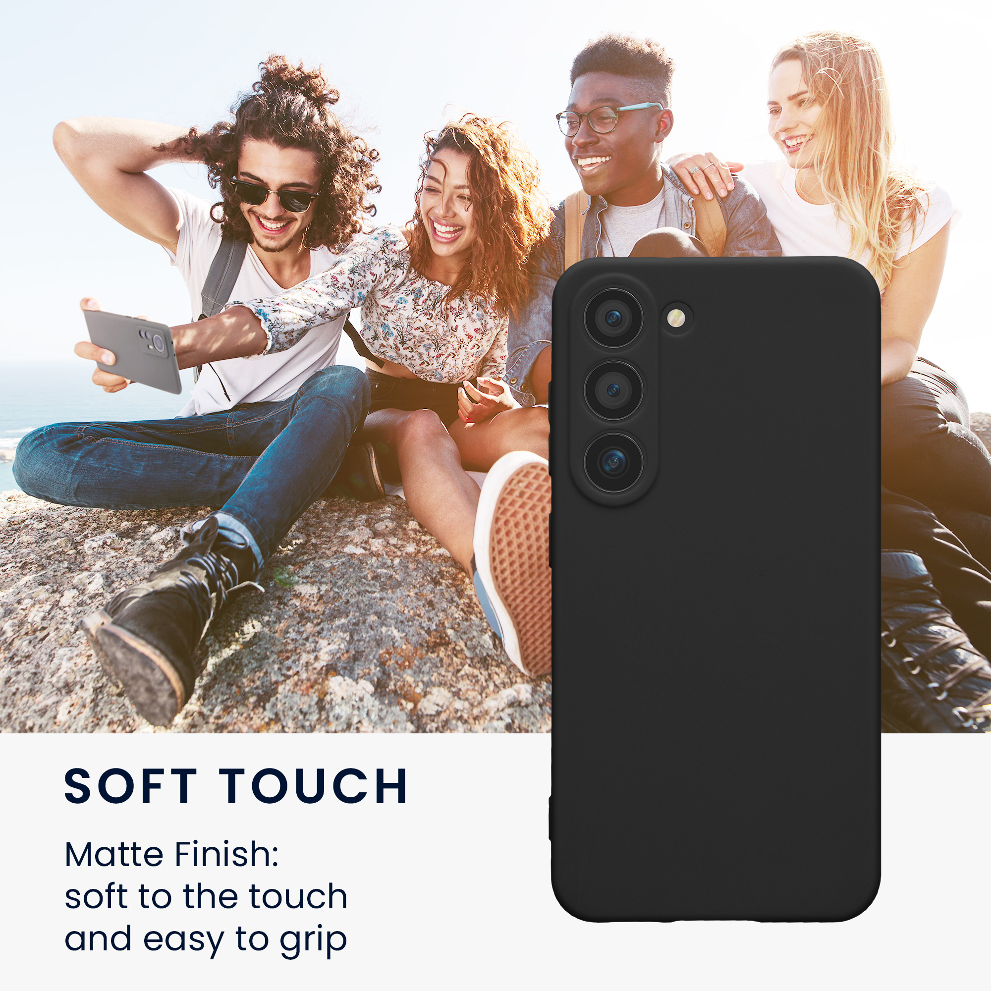 Pouzdro pro Samsung Galaxy S23 kwmobile tenké TPU - černá