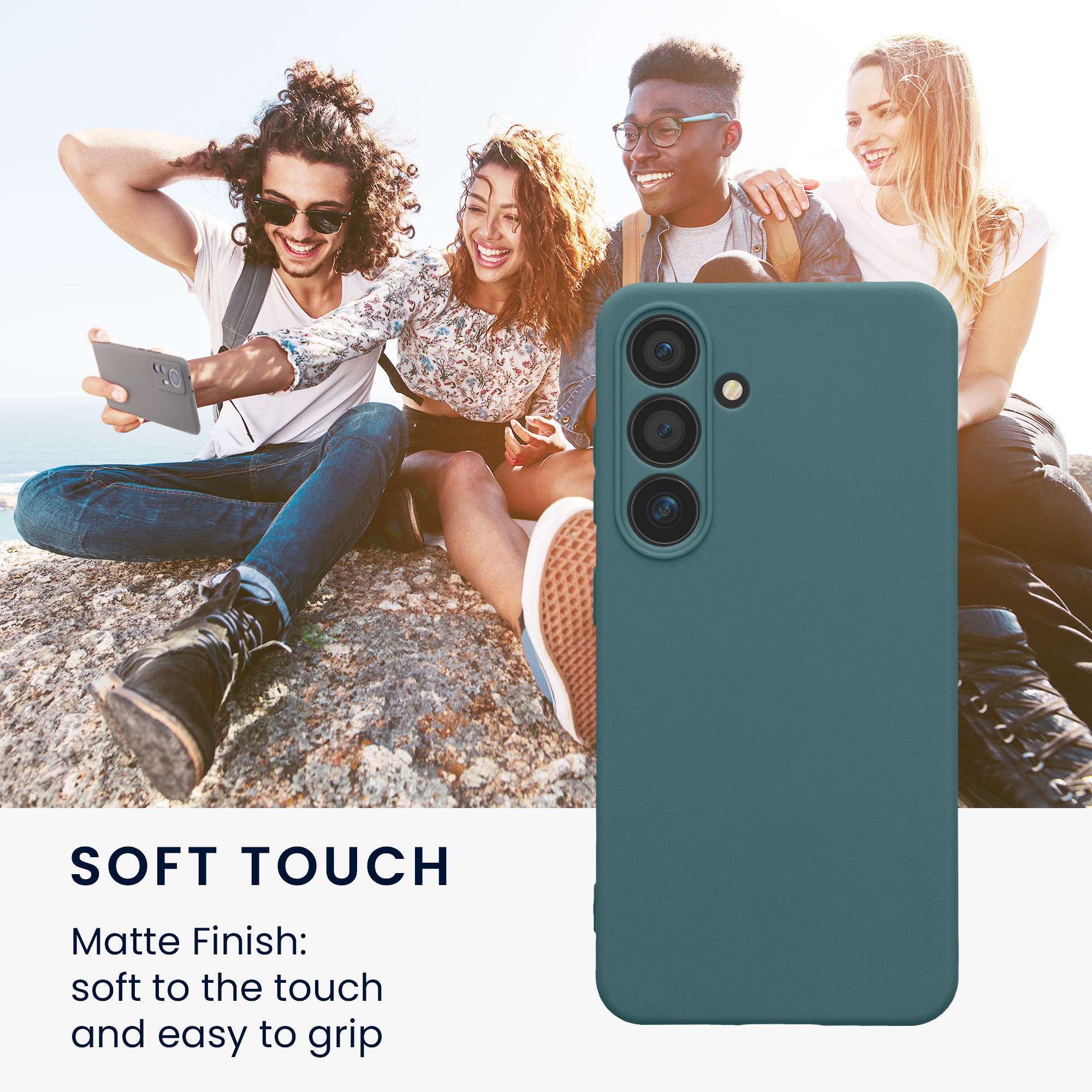 Pouzdro pro Samsung Galaxy S24 kwmobile tenké TPU - arktická noc