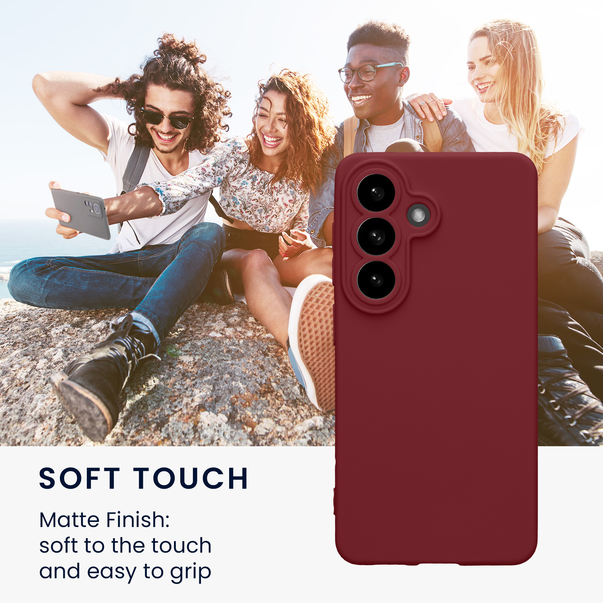 Pouzdro pro Samsung Galaxy S26 kwmobile tenké TPU - vínově fialová