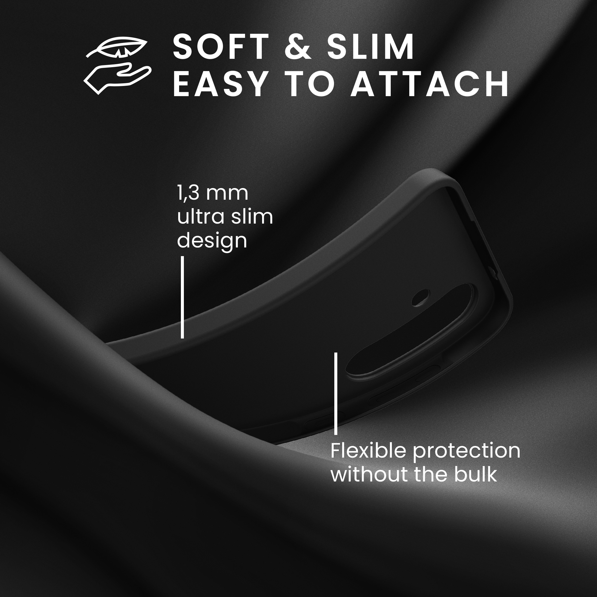 Kryt na mobil Samsung Galaxy A57 5G kwmobile TPU Černá