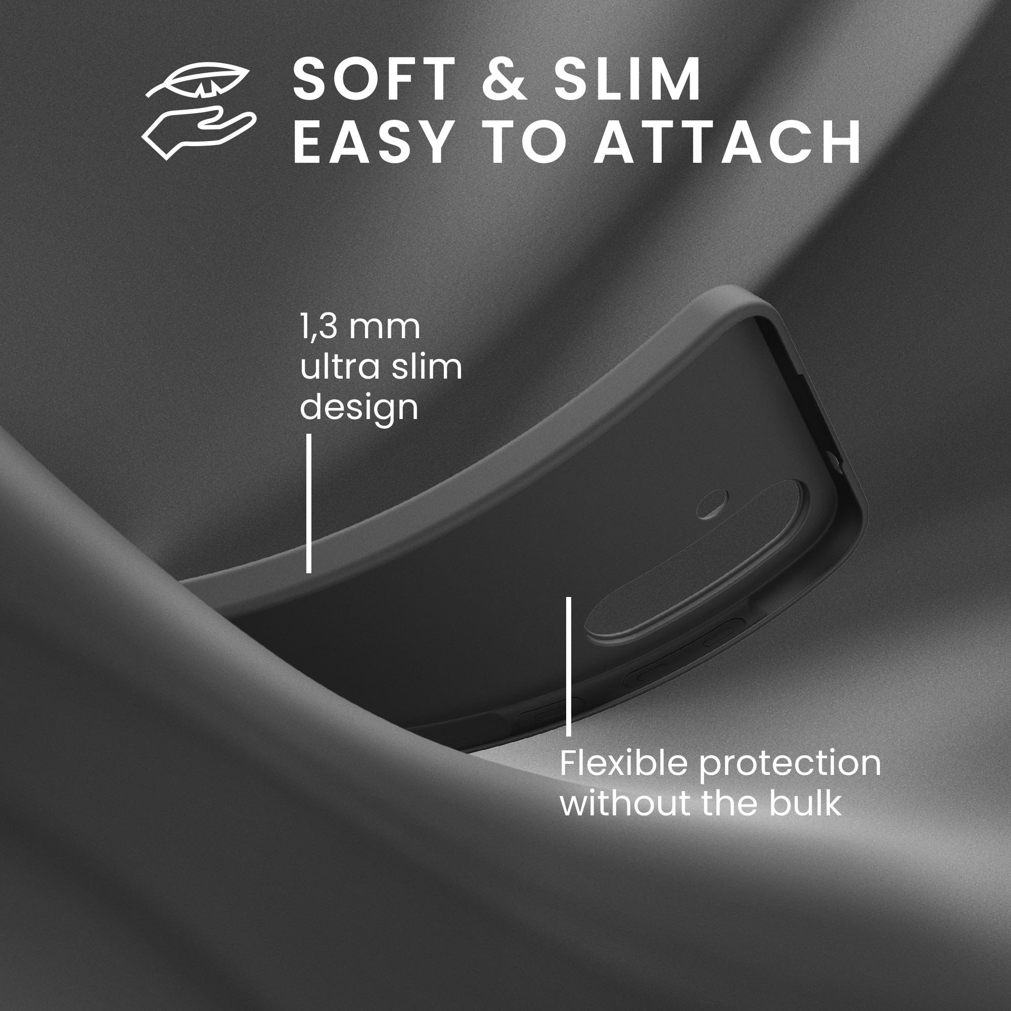 Pouzdro pro Samsung Galaxy A57 5G kwmobile TPU - tmavě šedá