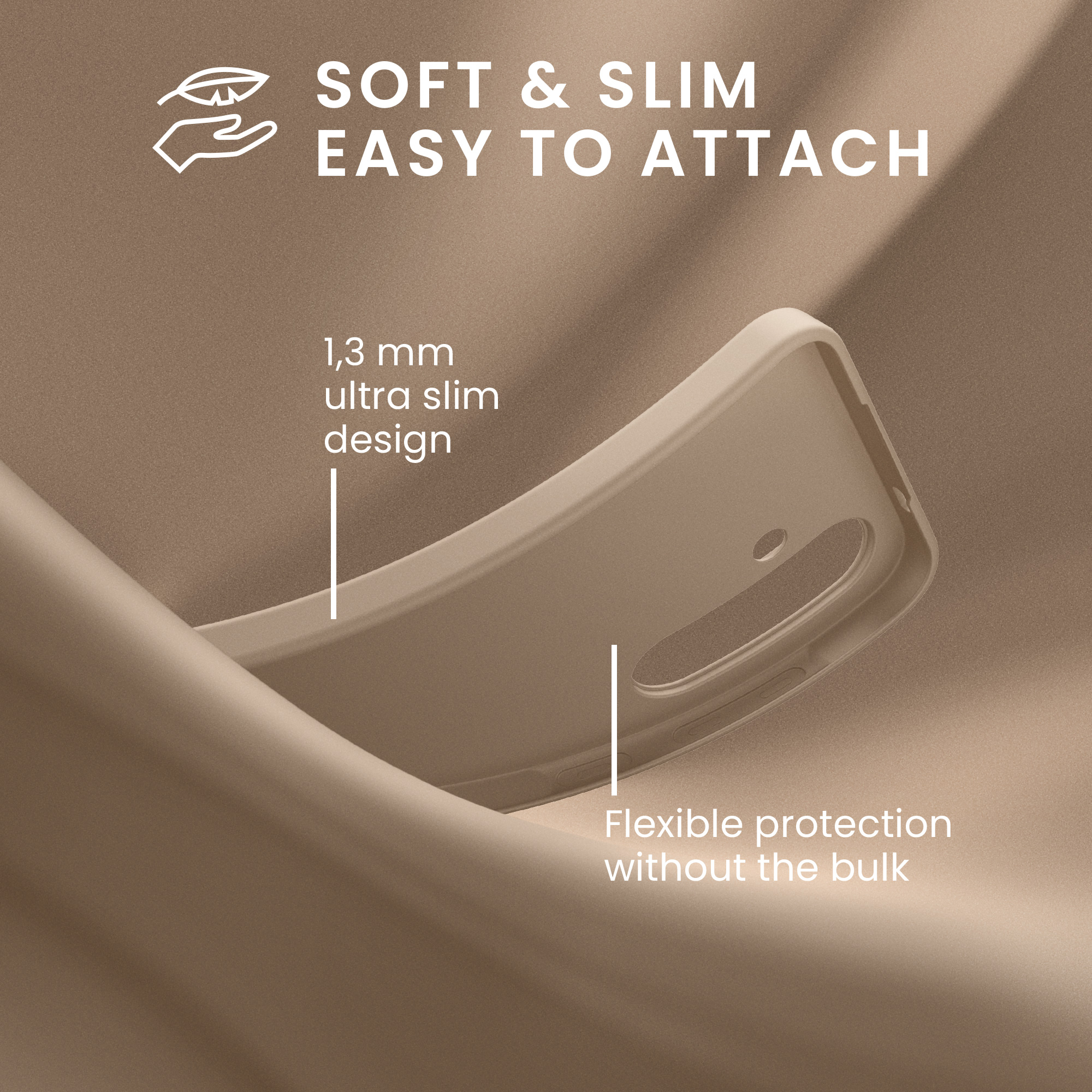 Kryt na mobil Samsung Galaxy A57 5G kwmobile TPU Matná krémová