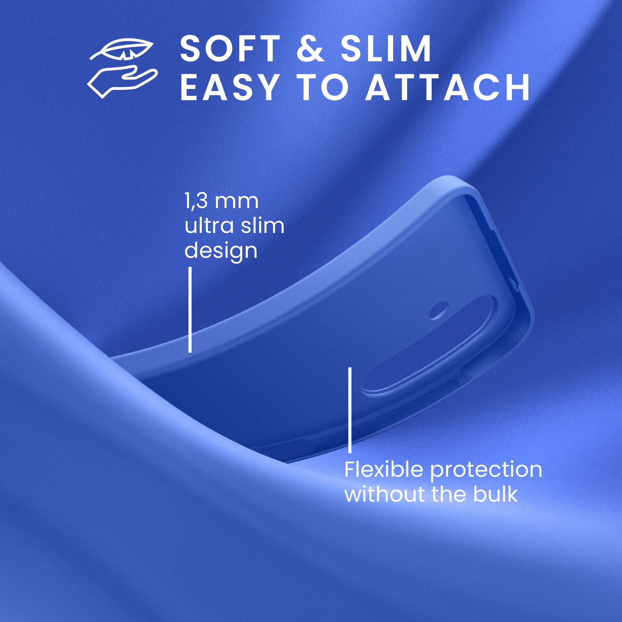 Kryt na mobil Samsung Galaxy A57 5G kwmobile TPU Baltická modrá
