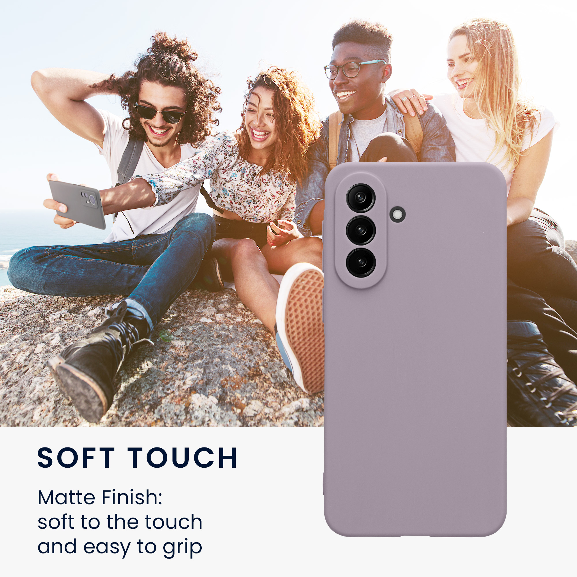 Pouzdro pro Samsung Galaxy A37 5G kwmobile tenké TPU - levandulová