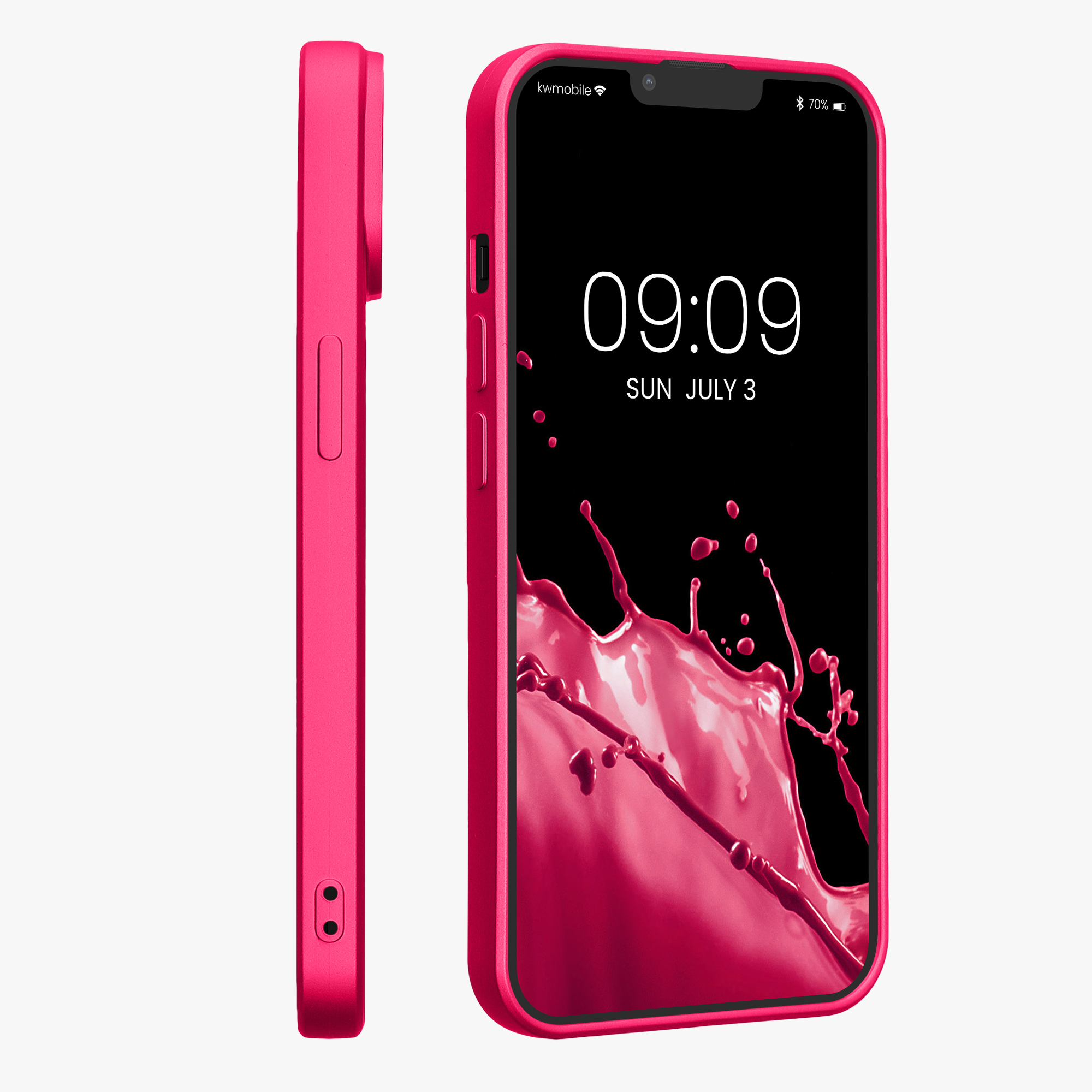 Kryt kwmobile slim iPhone 14 růžová