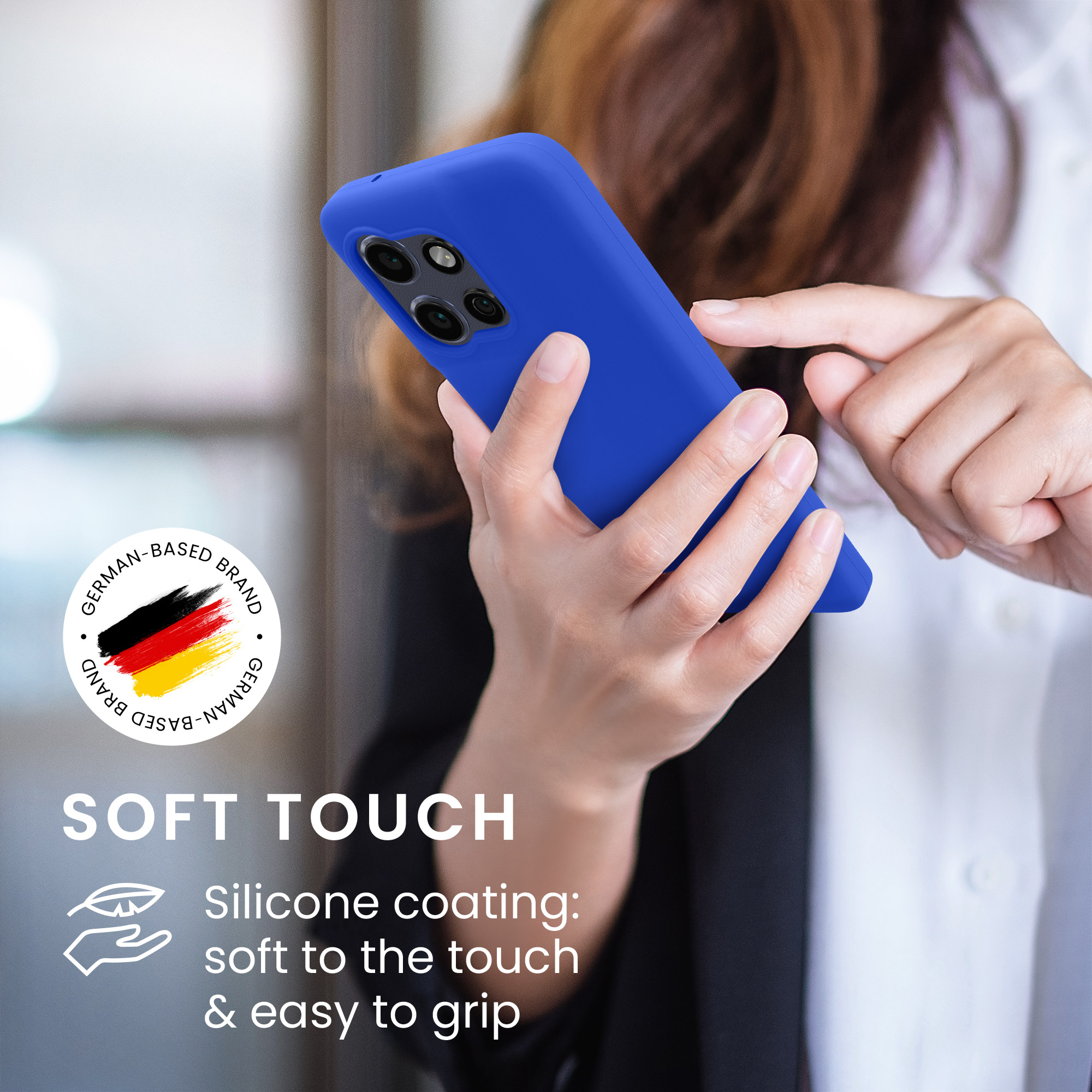Kryt na mobil Motorola Edge 60 Neo / Edge 50 Neo / ThinkPhone 25 kwmobile TPU baltická modrá