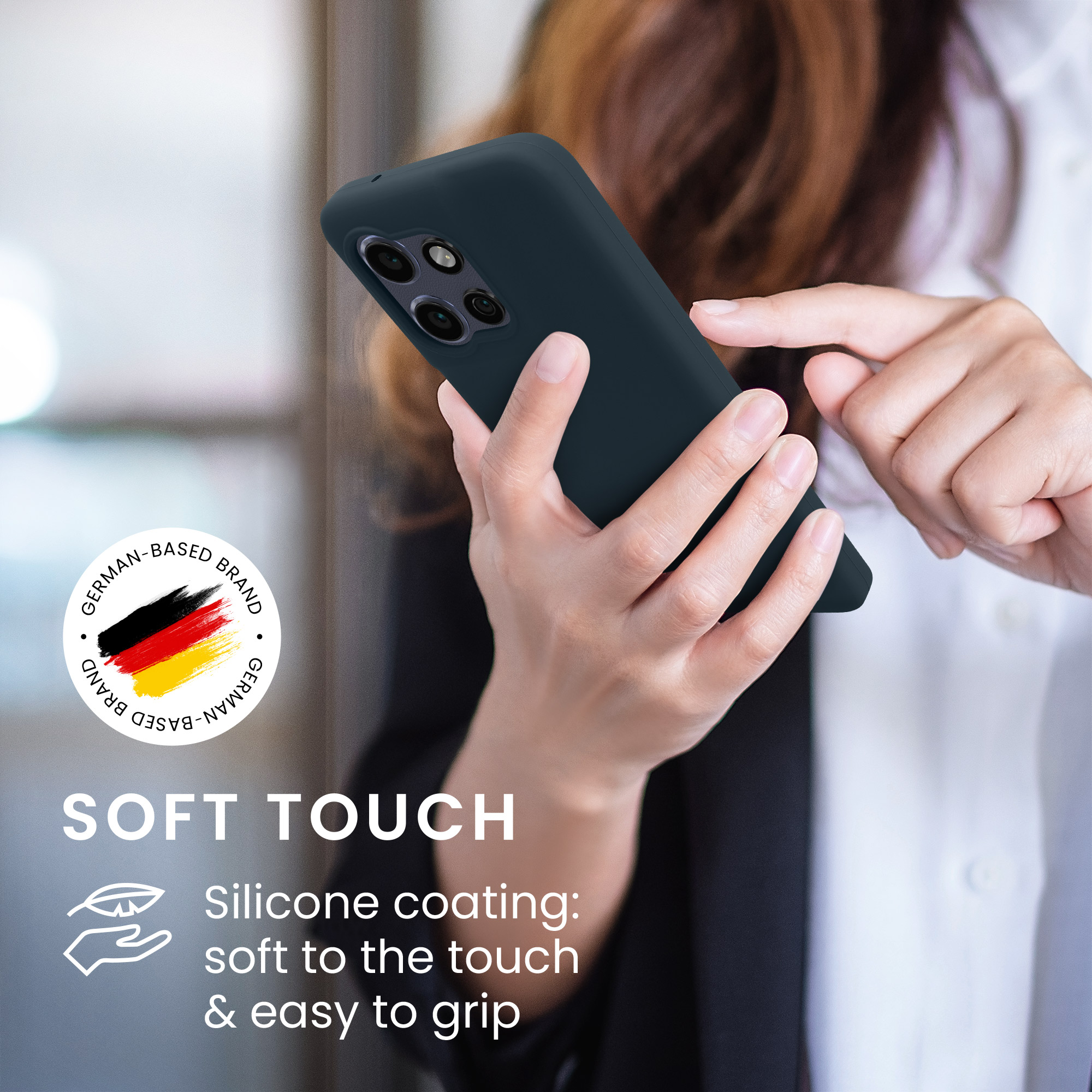 Kryt na mobil Motorola Edge 60 Neo / Edge 50 Neo / ThinkPhone 25 kwmobile TPU tmavě šedá