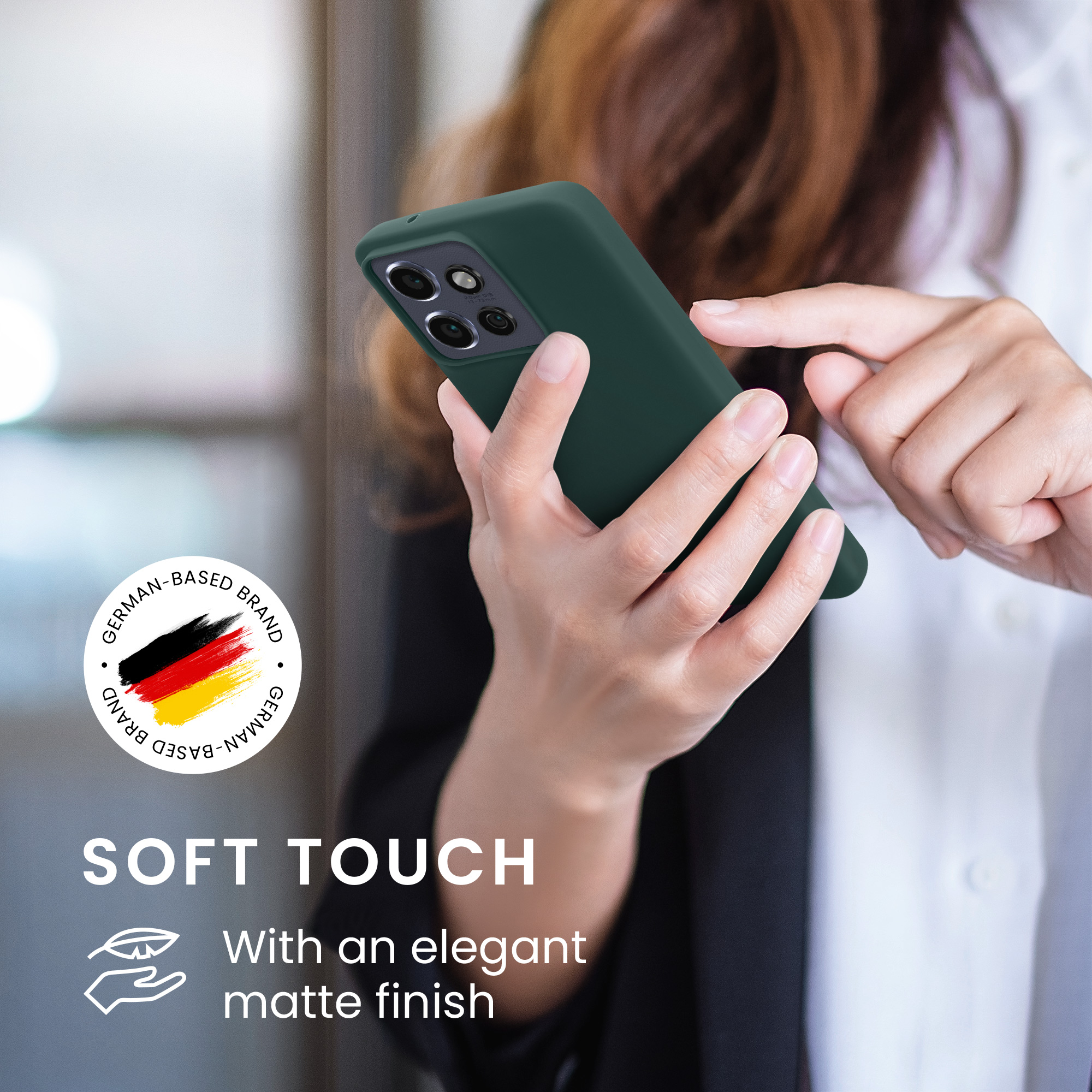 Kryt na mobil Motorola Edge 60 Neo / Edge 50 Neo / ThinkPhone 25 kwmobile TPU modro-zelená