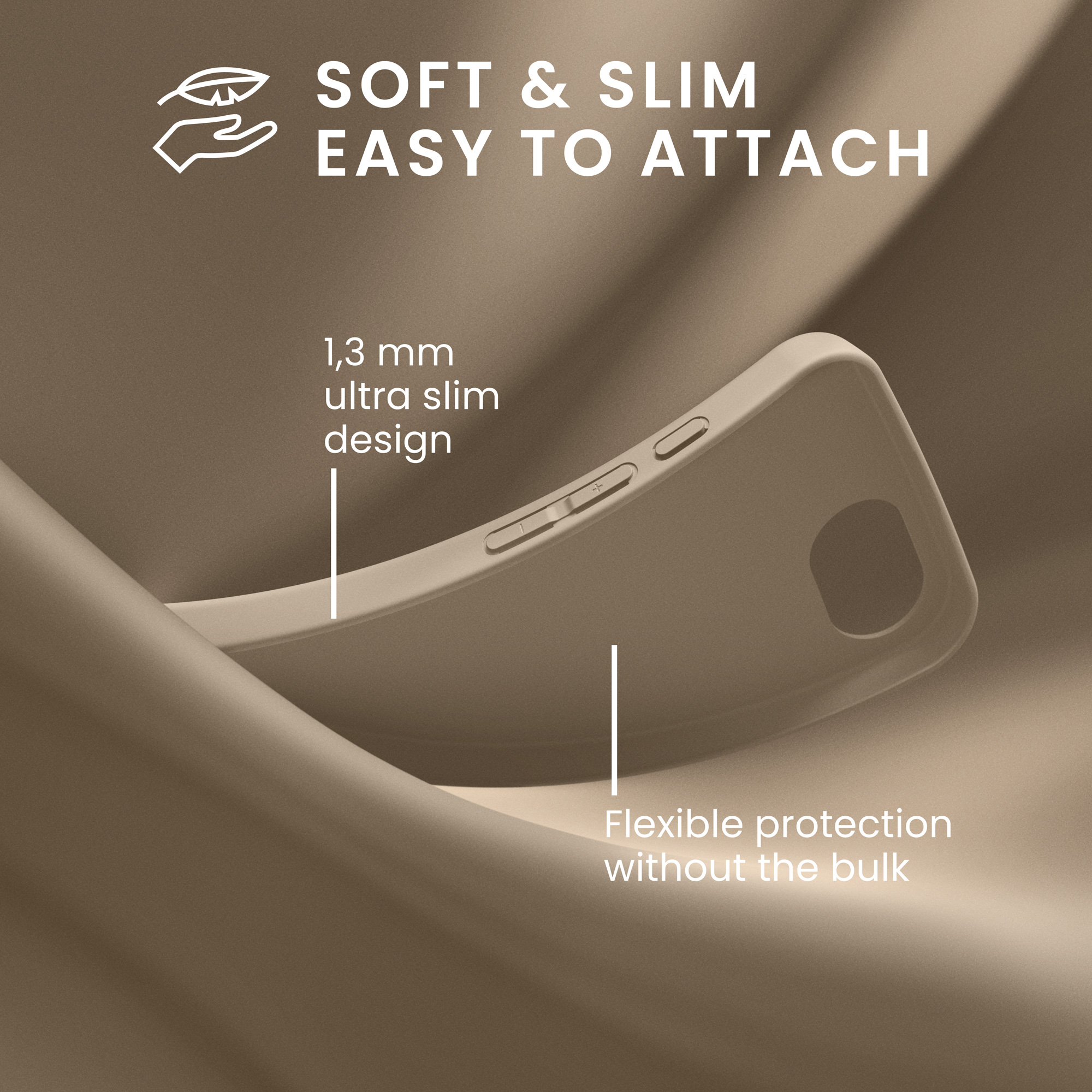 Pouzdro pro Apple iPhone 17e / iPhone 16e kwmobile TPU - krémová