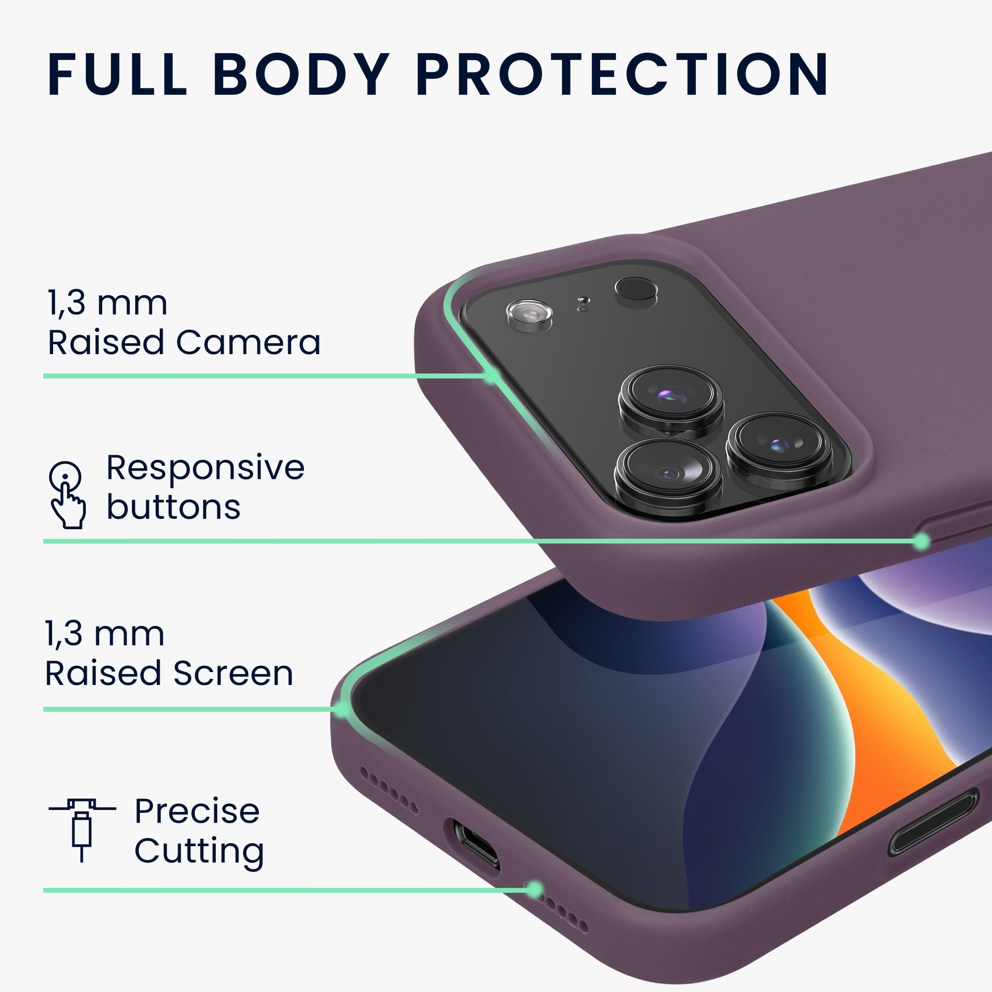 Pouzdro pro Apple iPhone 18 Pro Max / iPhone 17 Pro Max kwmobile silikonové - pastelová kosatcová