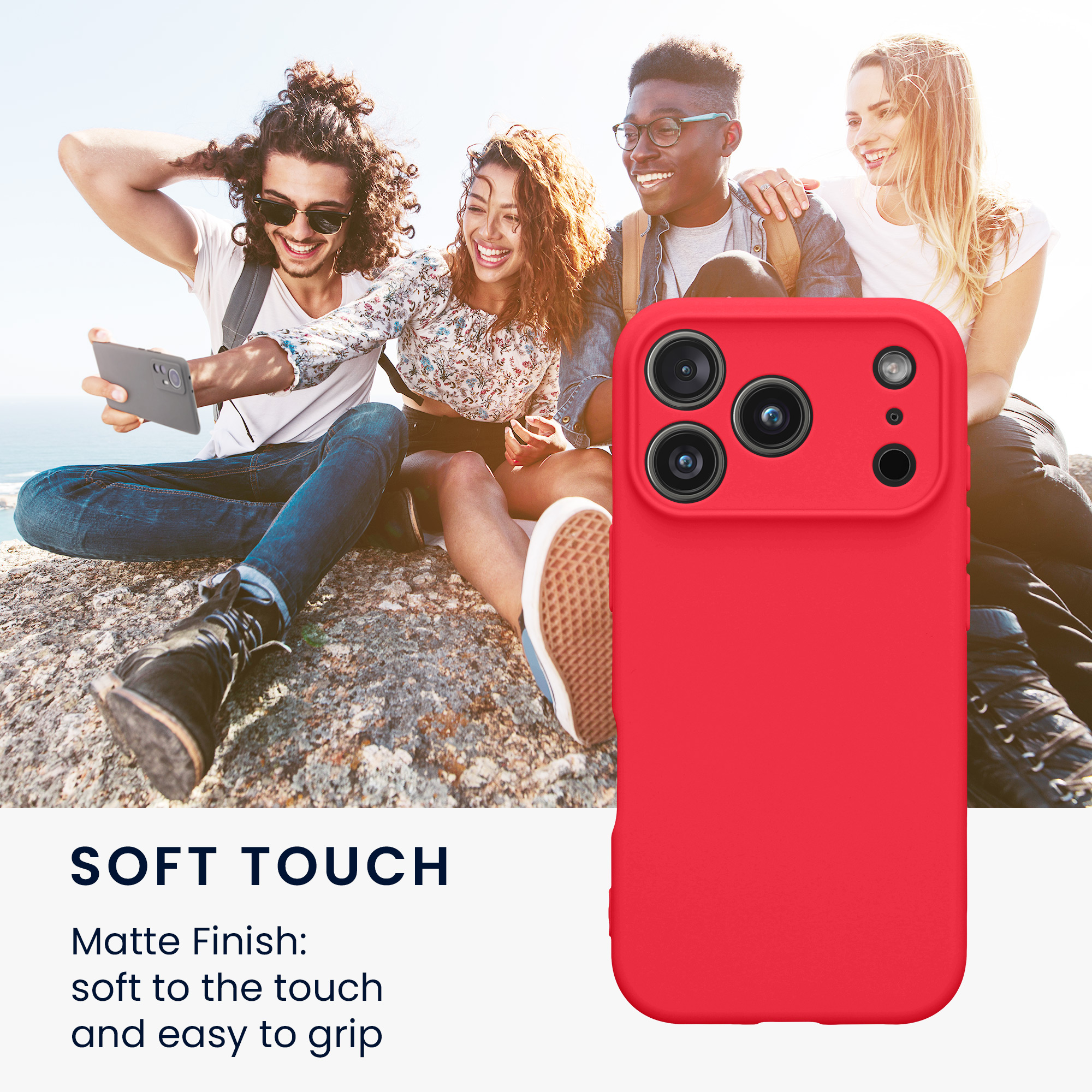 Pouzdro pro Apple iPhone 18 Pro / iPhone 17 Pro kwmobile tenké TPU - neonově růžová