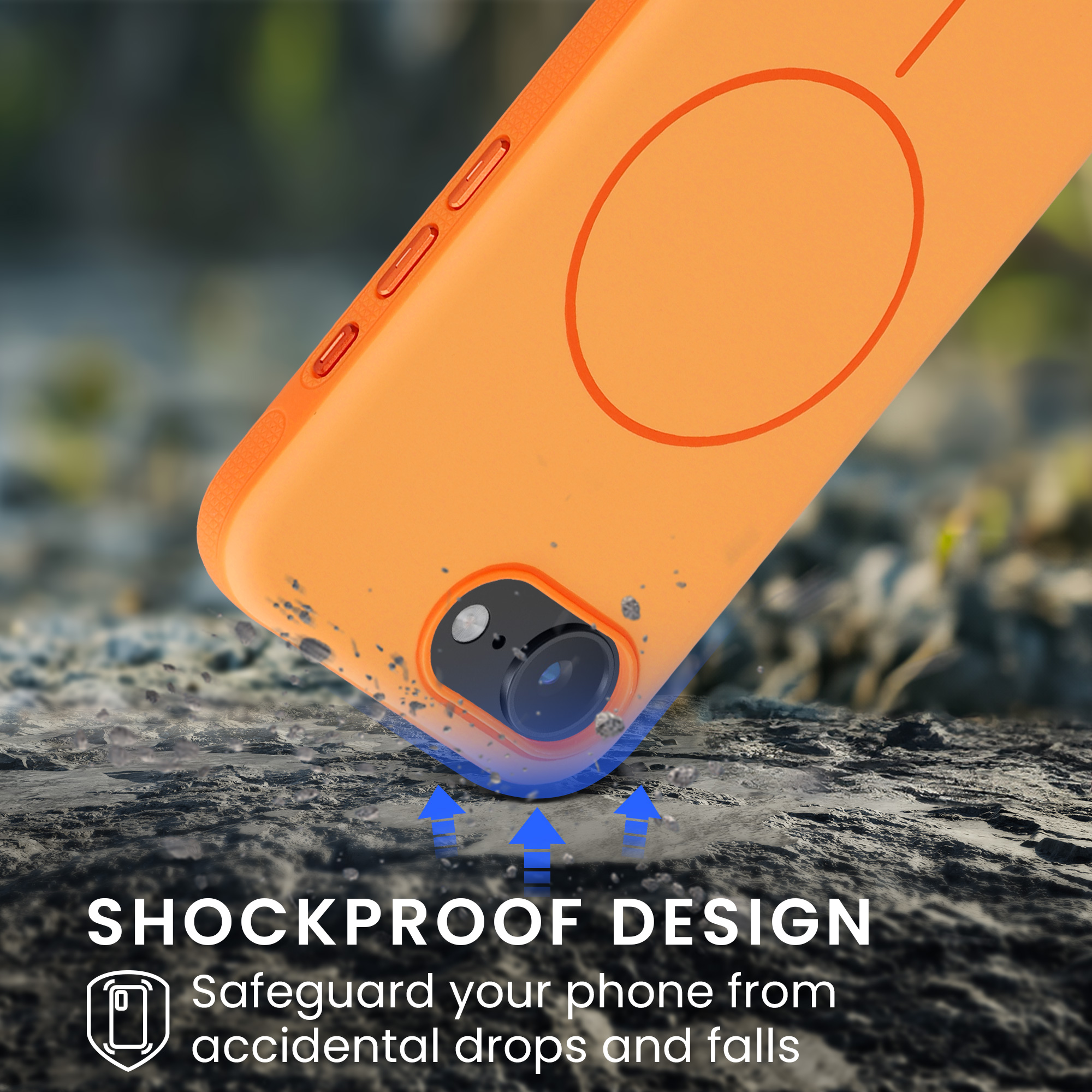 Nárazuvzdorné pouzdro pro Apple iPhone 17e / iPhone 16e kwmobile TPU - oranžová