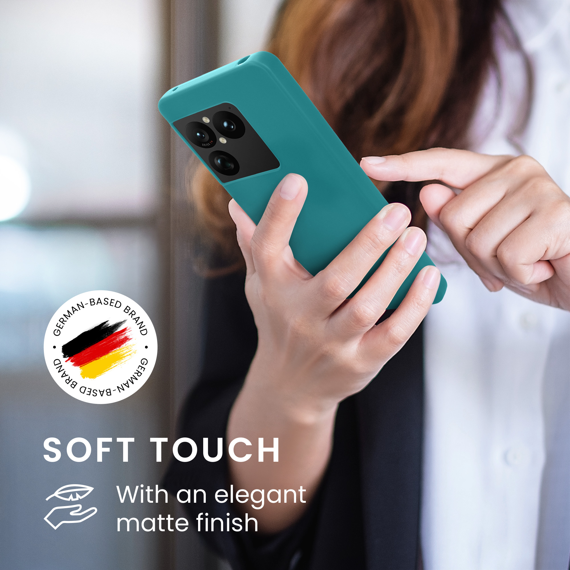 Pouzdro pro Sony Xperia 1 VIII kwmobile TPU - matná petrolejová