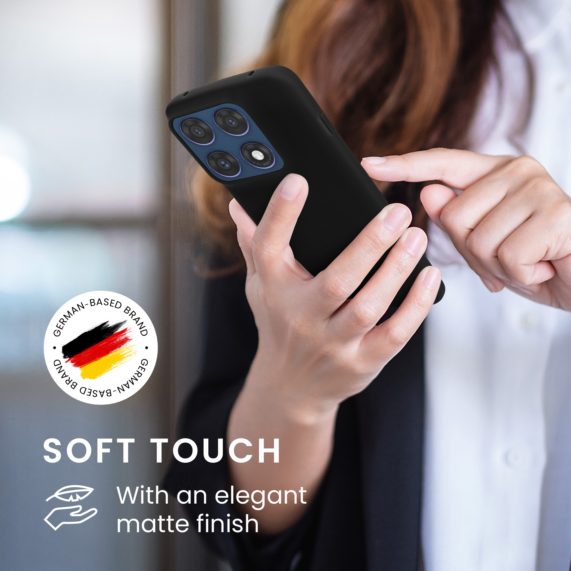 Pouzdro pro Motorola Edge 70 Pro kwmobile TPU - matná černá