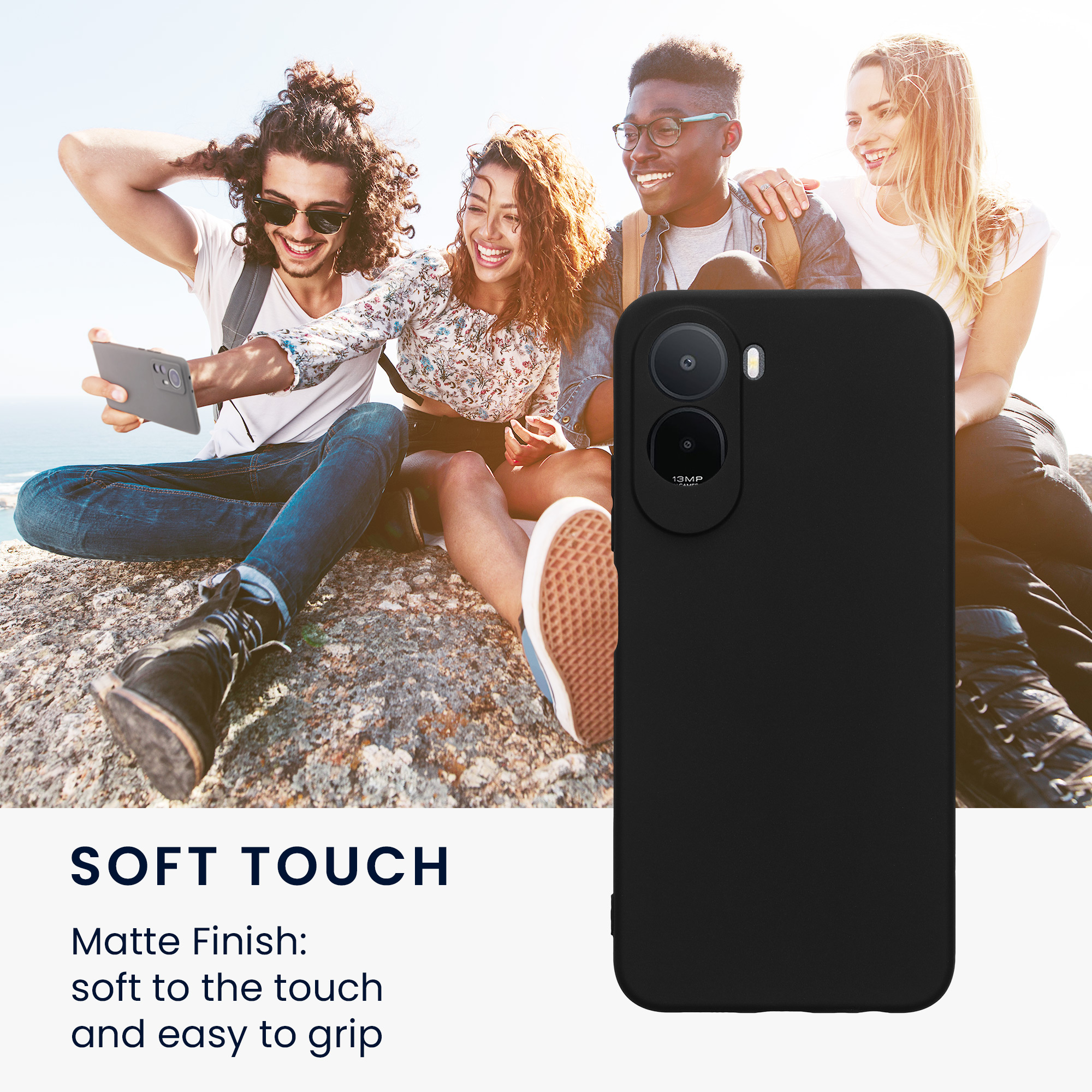 Pouzdro pro Xiaomi Redmi A7 Pro (4G / 5G) / Poco C81 Pro 4G kwmobile tenké TPU - matná černá