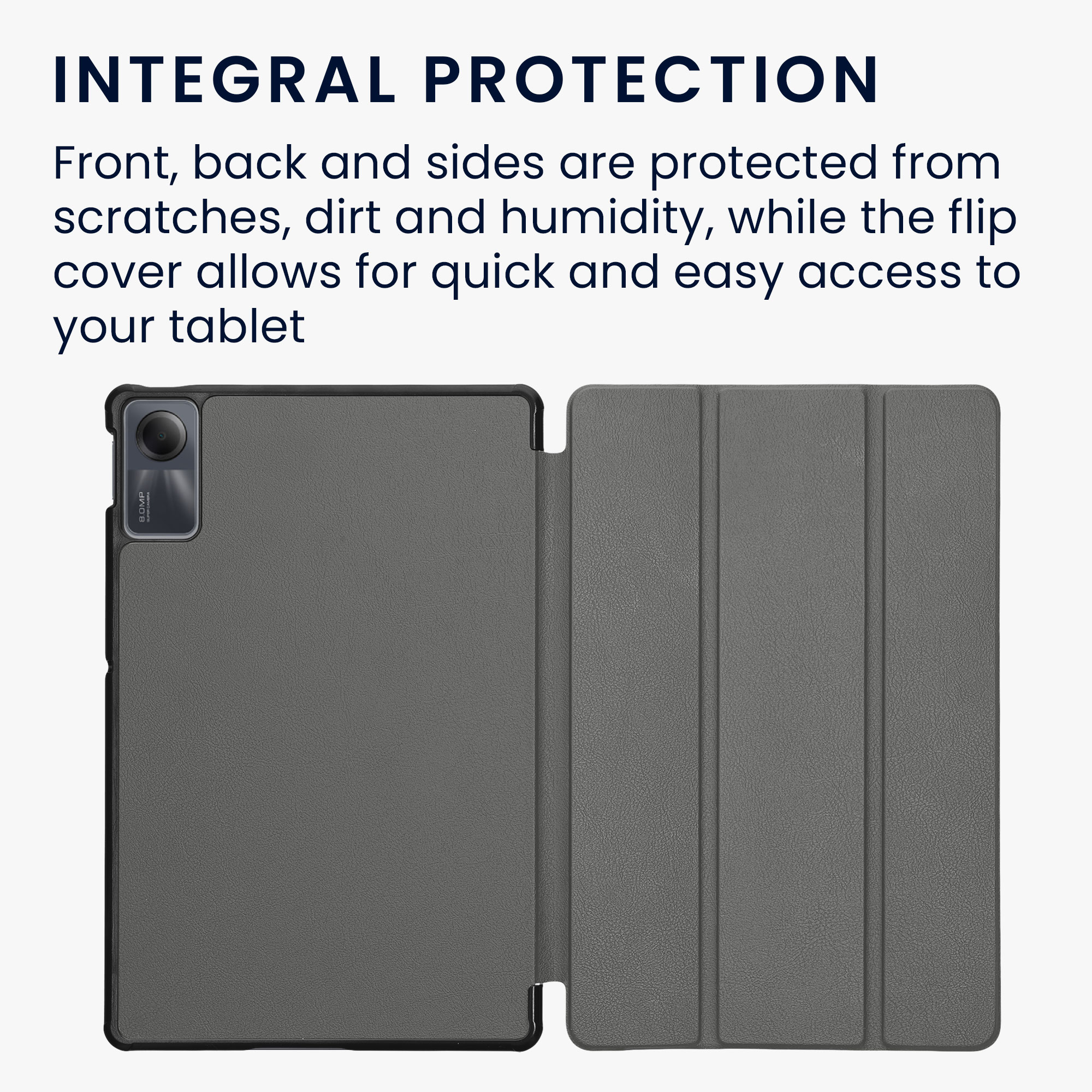Pouzdro na tablet kwmobile pro Xiaomi Redmi Pad SE - antracitová