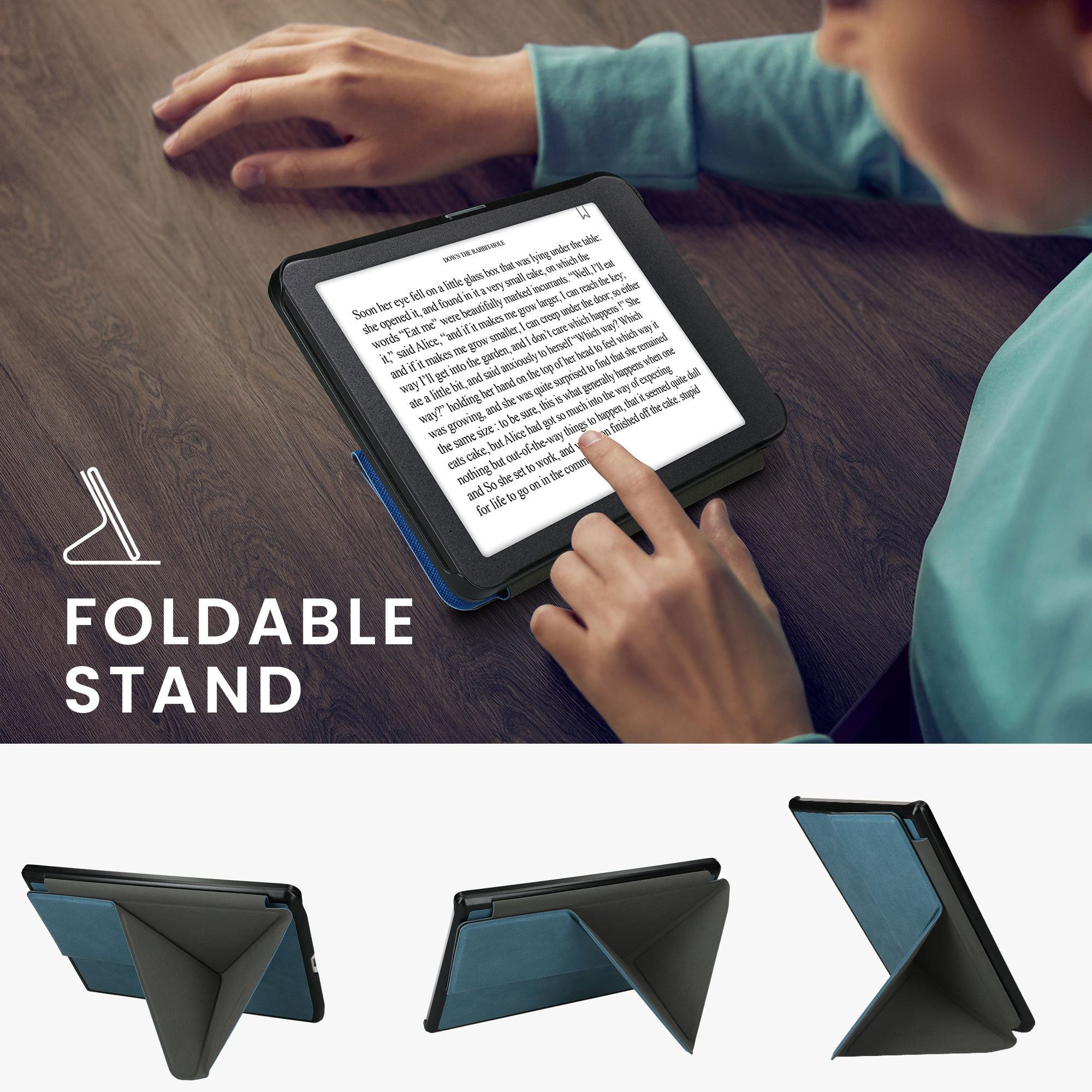 Pouzdro na čtečku kwmobile pro Pocketbook InkPad 4 / Color 3 / Color… - petrolejová