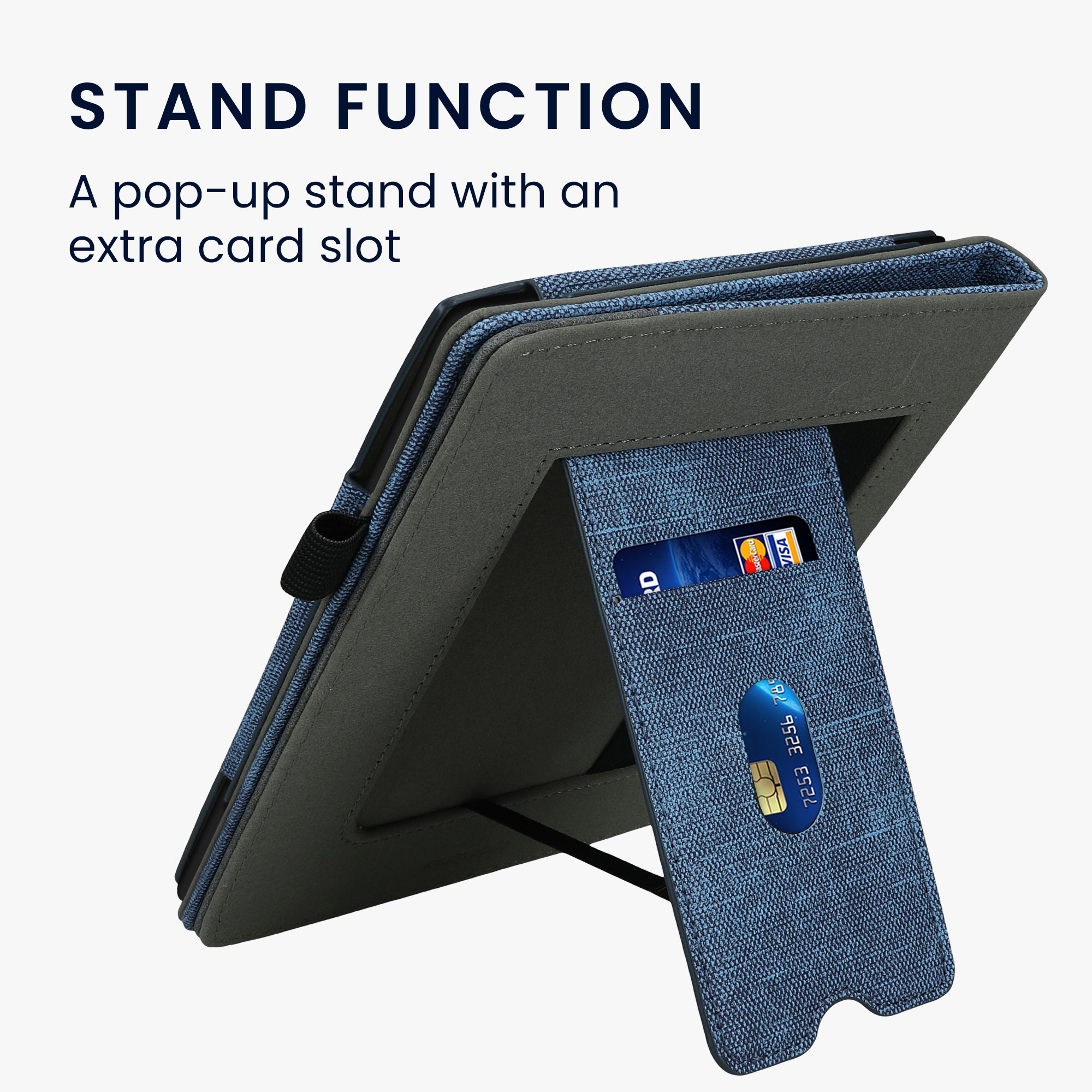 Pouzdro na čtečku kwmobile pro Pocketbook InkPad 4 / Color 3 / Color… - tmavě modrá / tmavě šedá